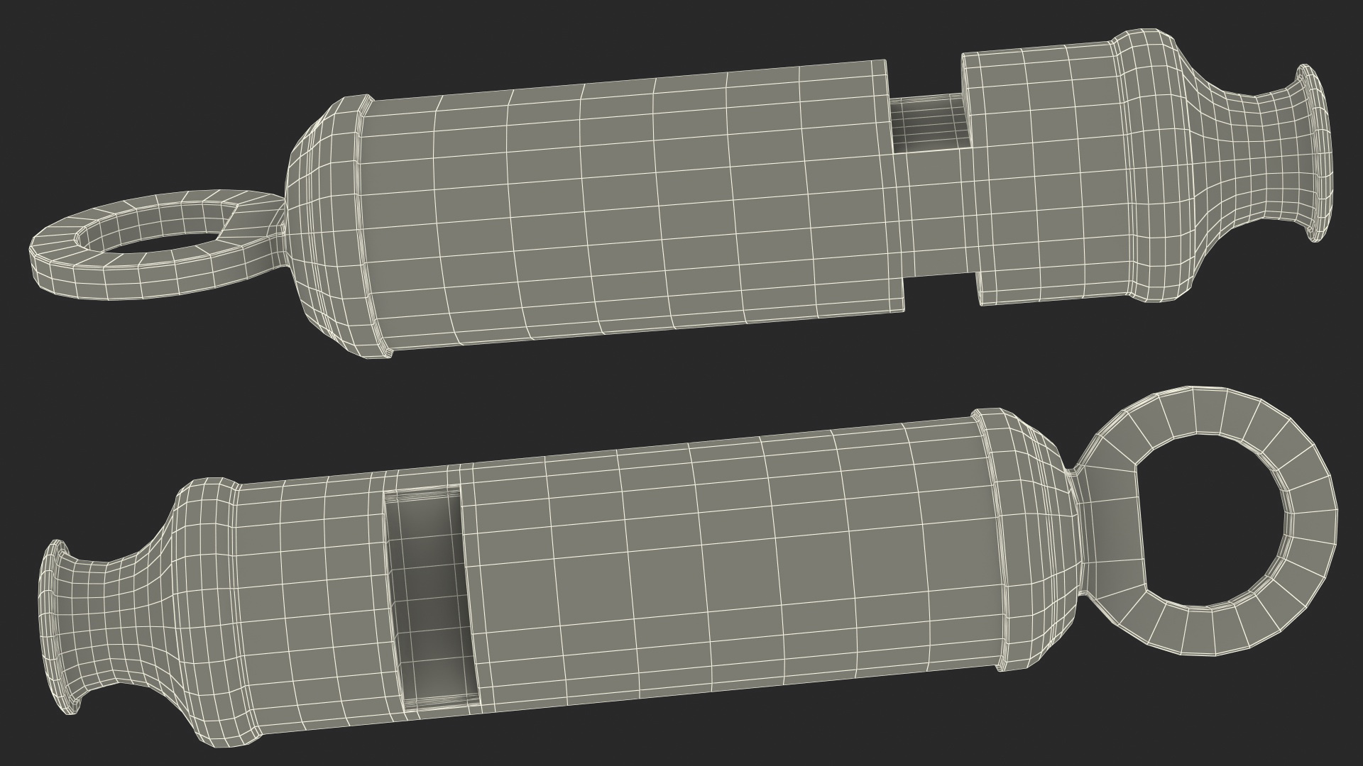 London Metropolitan Police Whistle 3D model