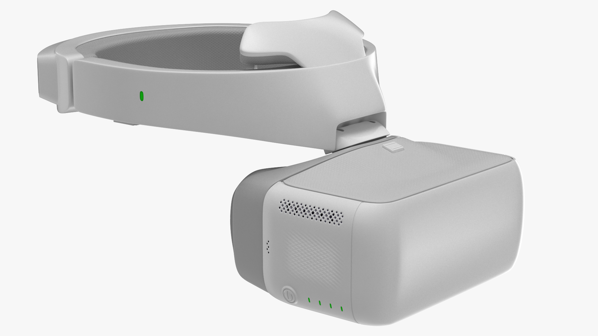 3D FPV Drone Googles White model
