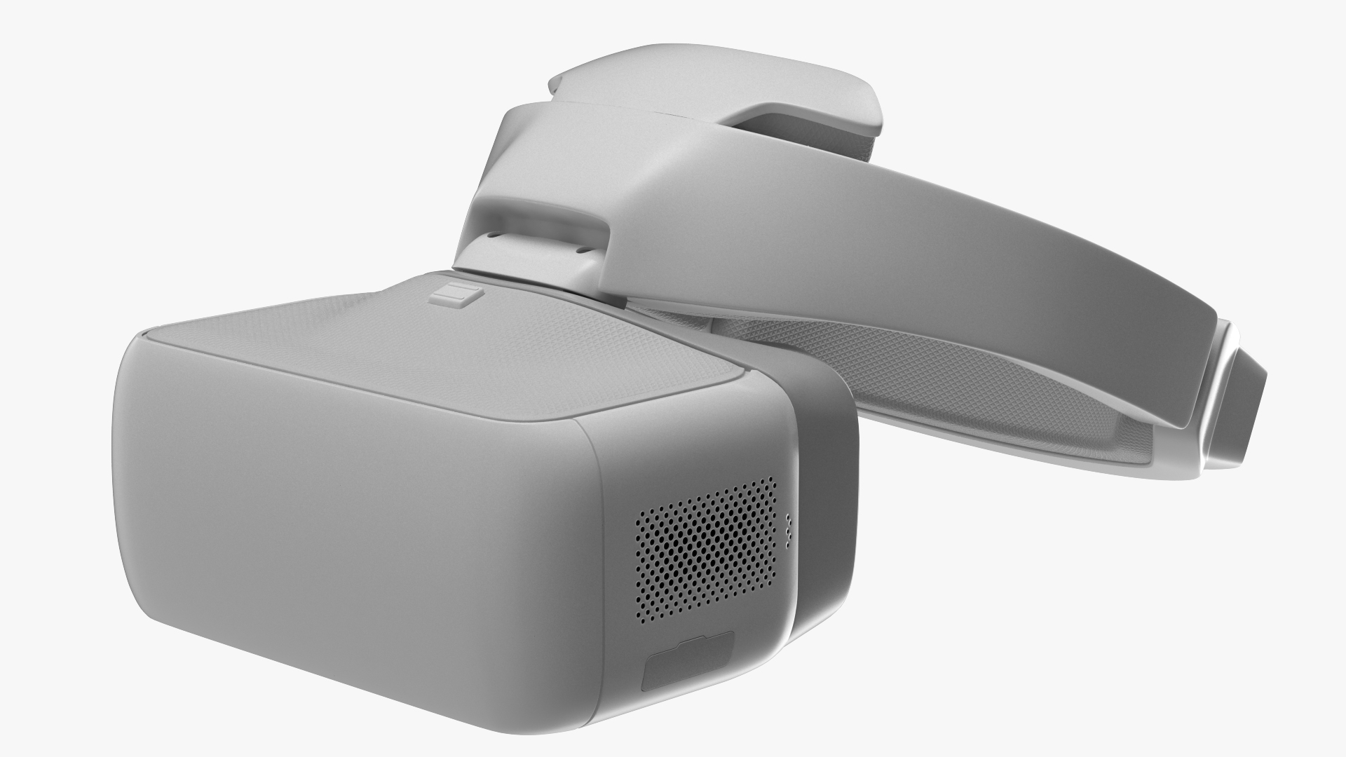 3D FPV Drone Googles White model