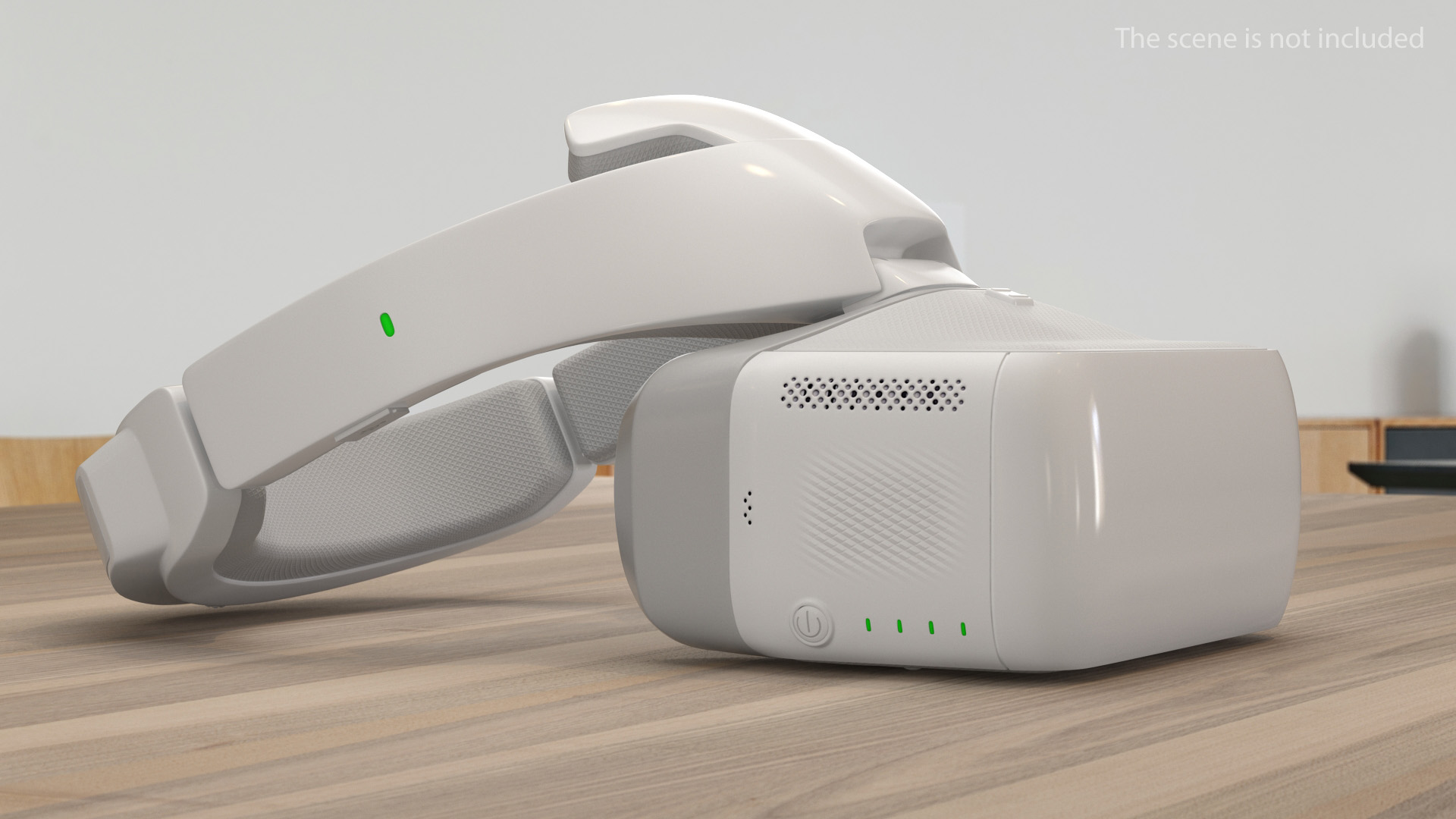 3D FPV Drone Googles White model