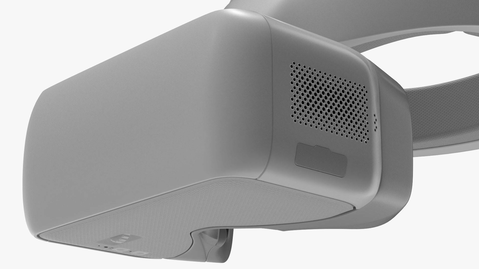 3D FPV Drone Googles White model