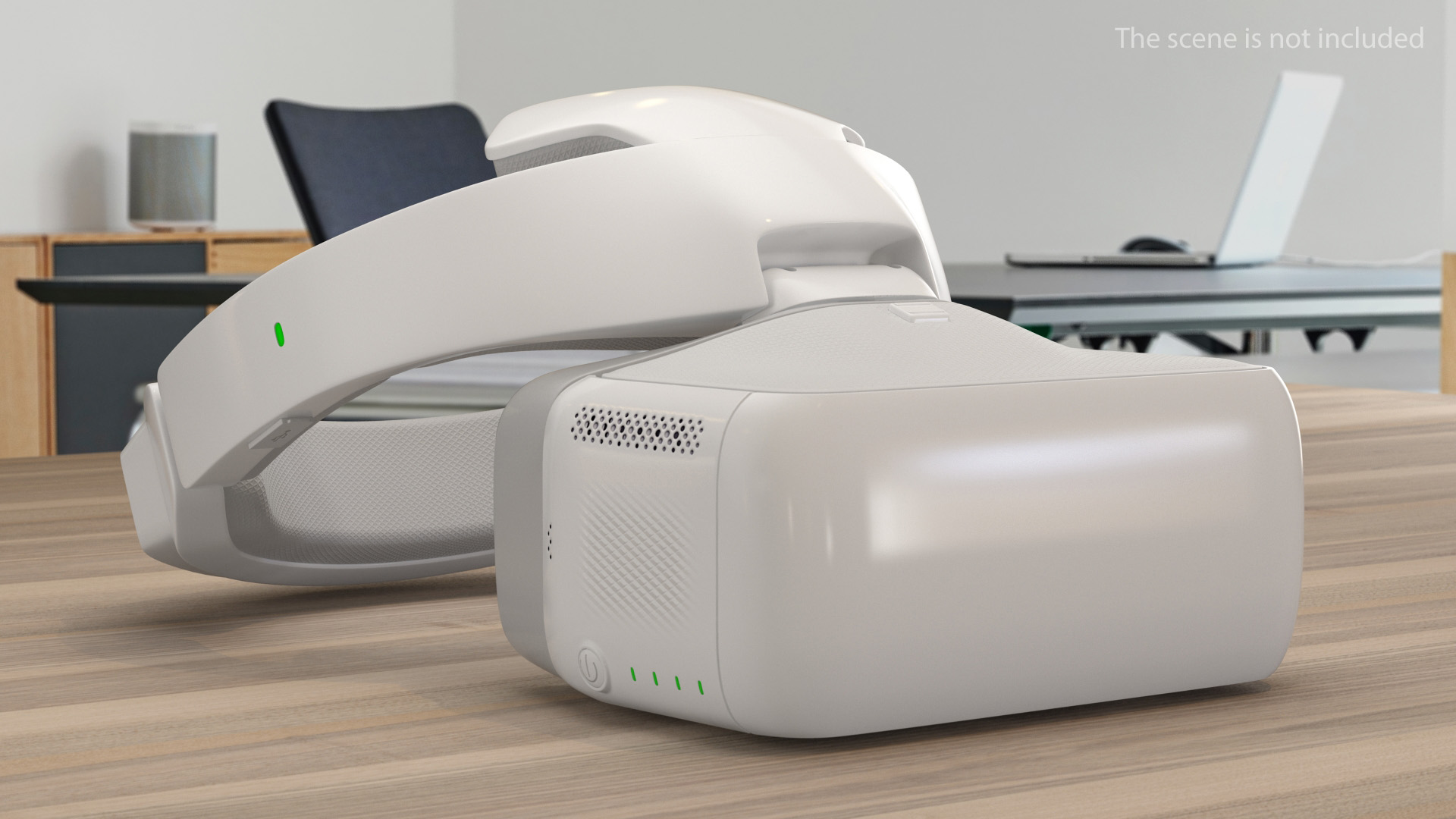 3D FPV Drone Googles White model