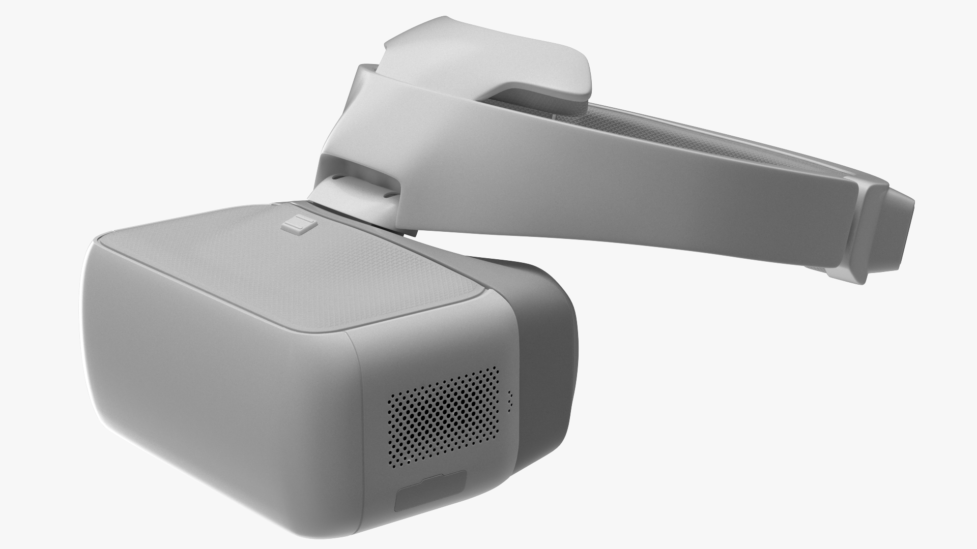 3D FPV Drone Googles White model