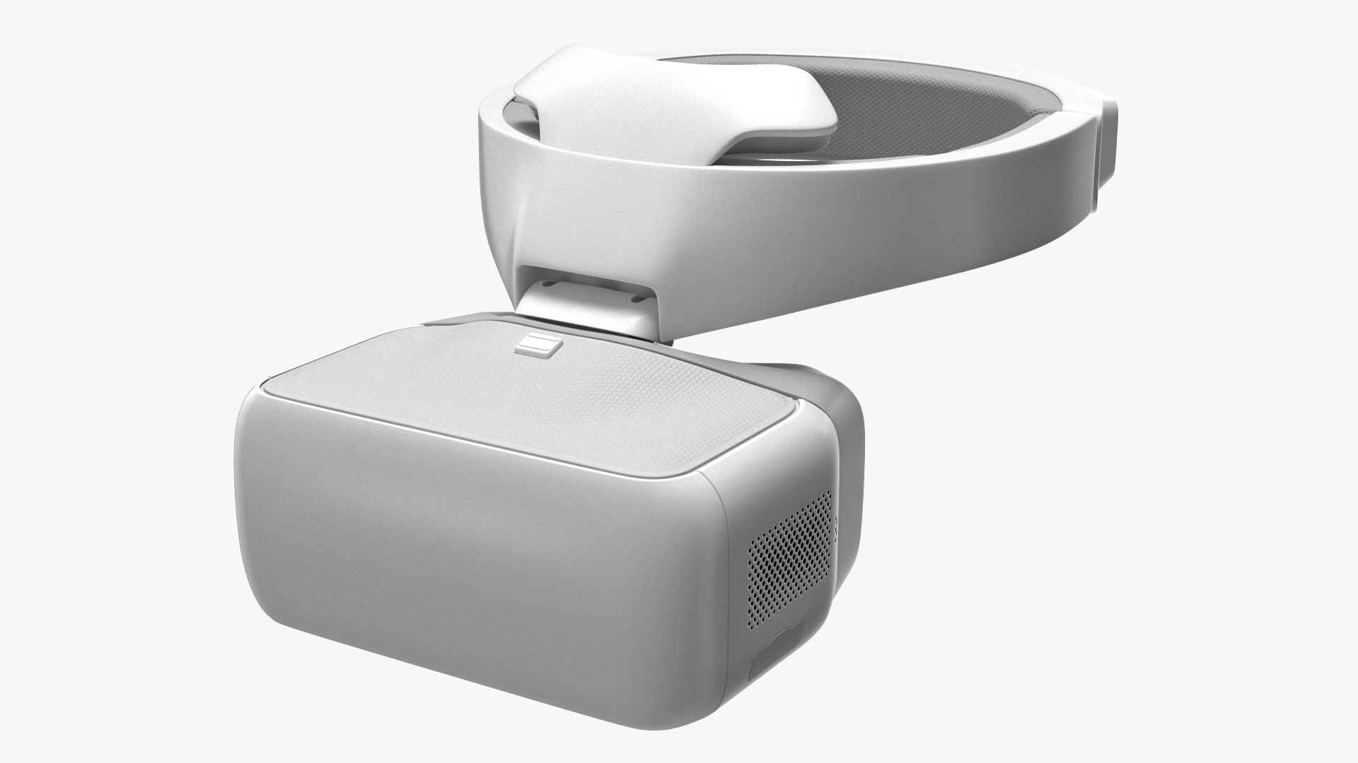 3D FPV Drone Googles White model