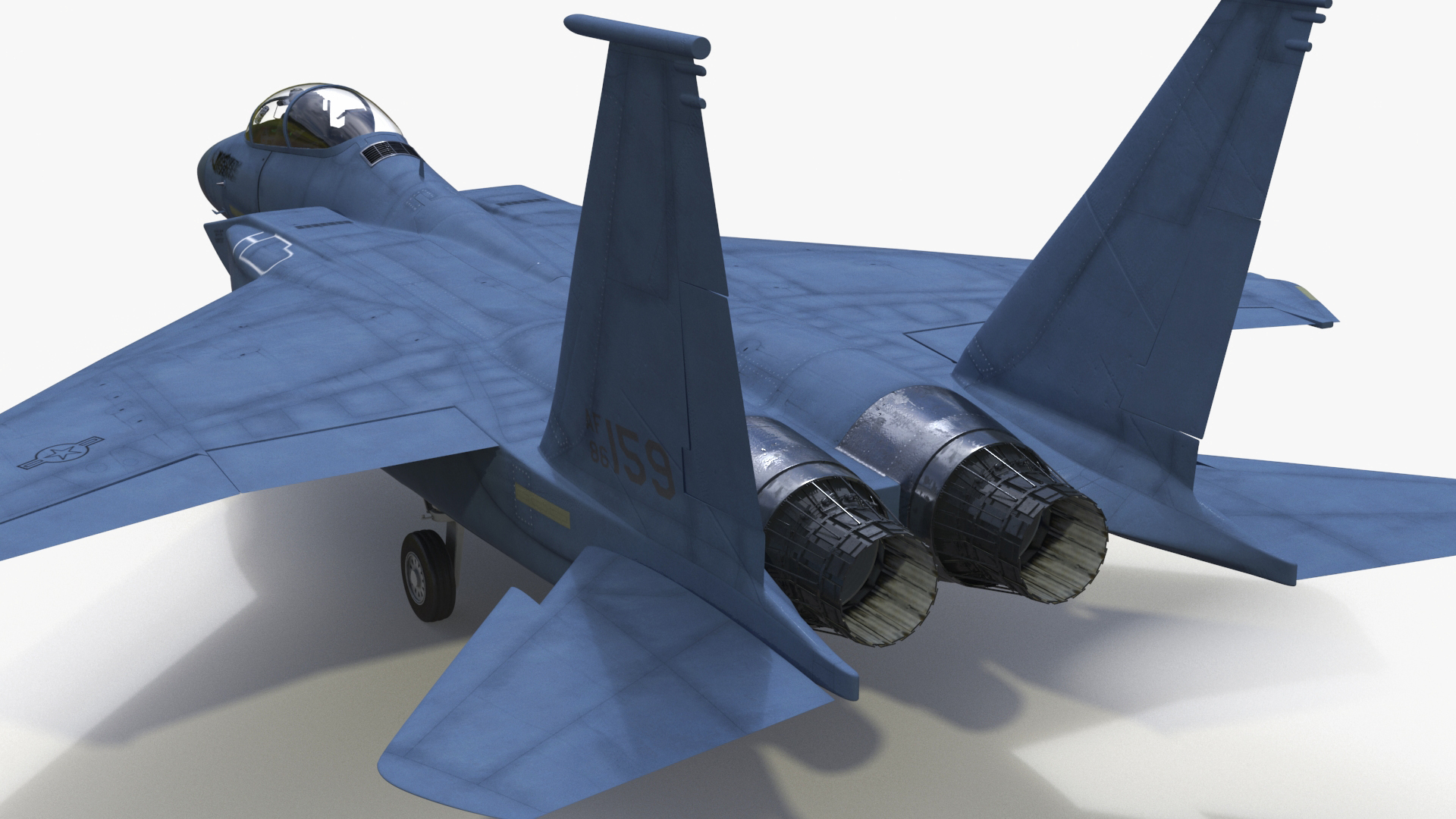 3D F-15SE Silent Eagle Fighter with Pilot model