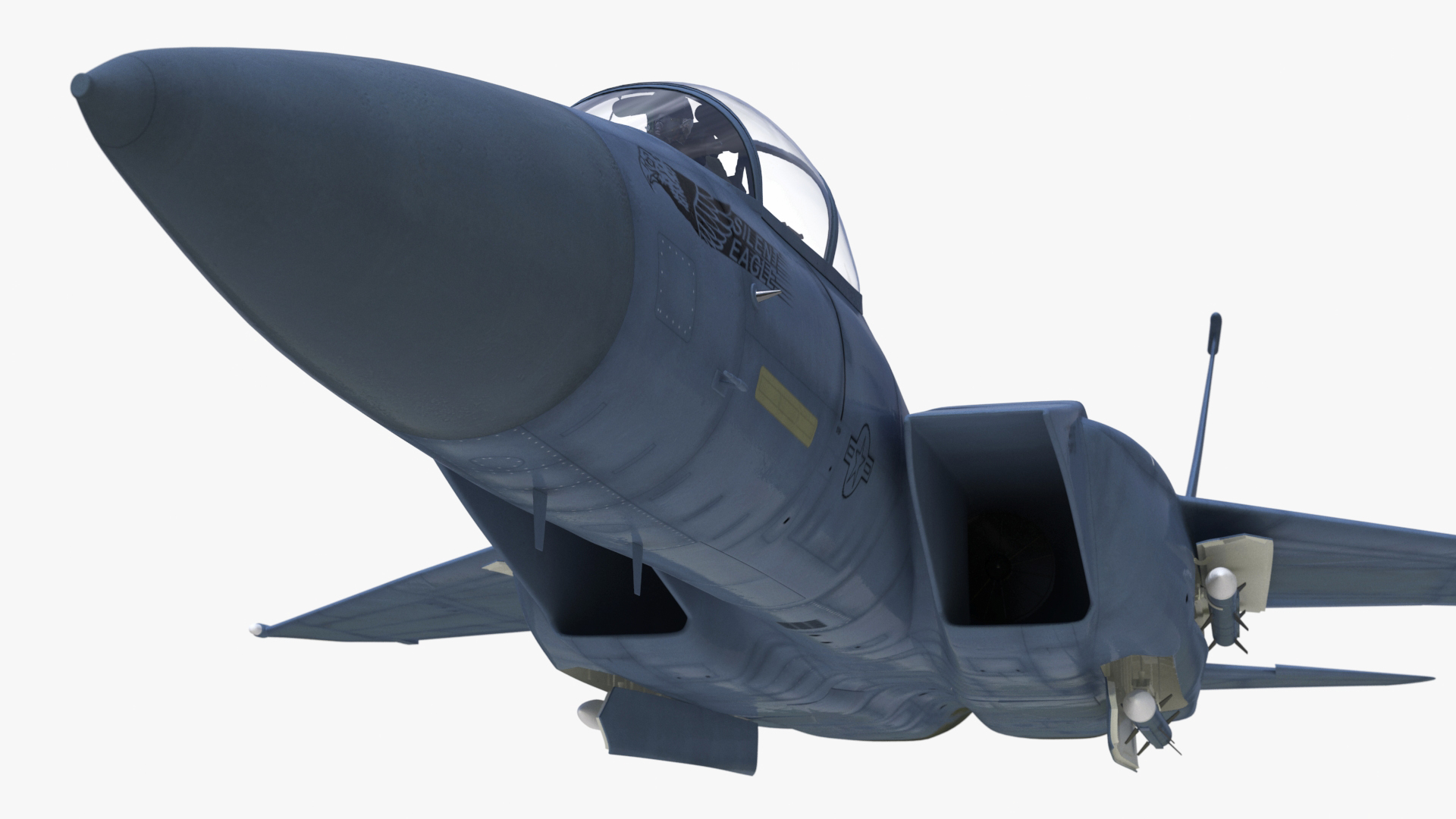 3D F-15SE Silent Eagle Fighter with Pilot model