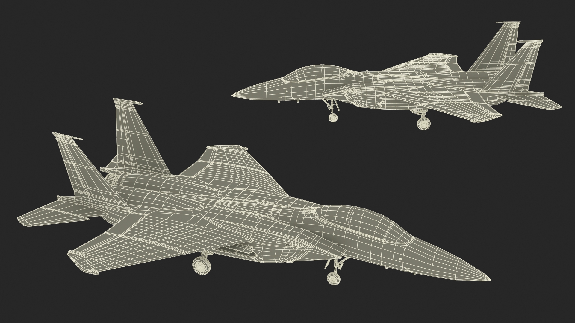 3D F-15SE Silent Eagle Fighter with Pilot model