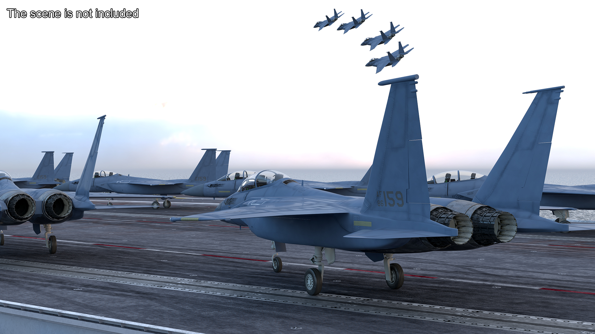 3D F-15SE Silent Eagle Fighter with Pilot model