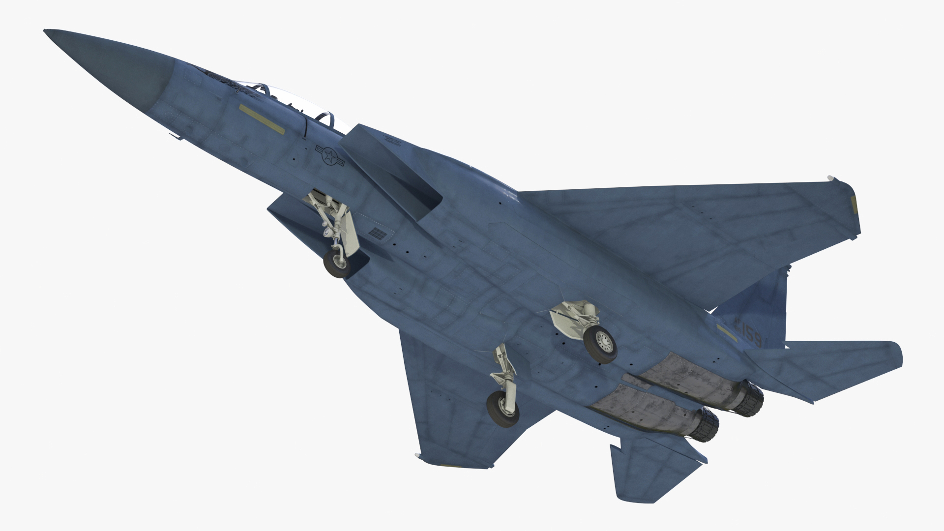 3D F-15SE Silent Eagle Fighter with Pilot model