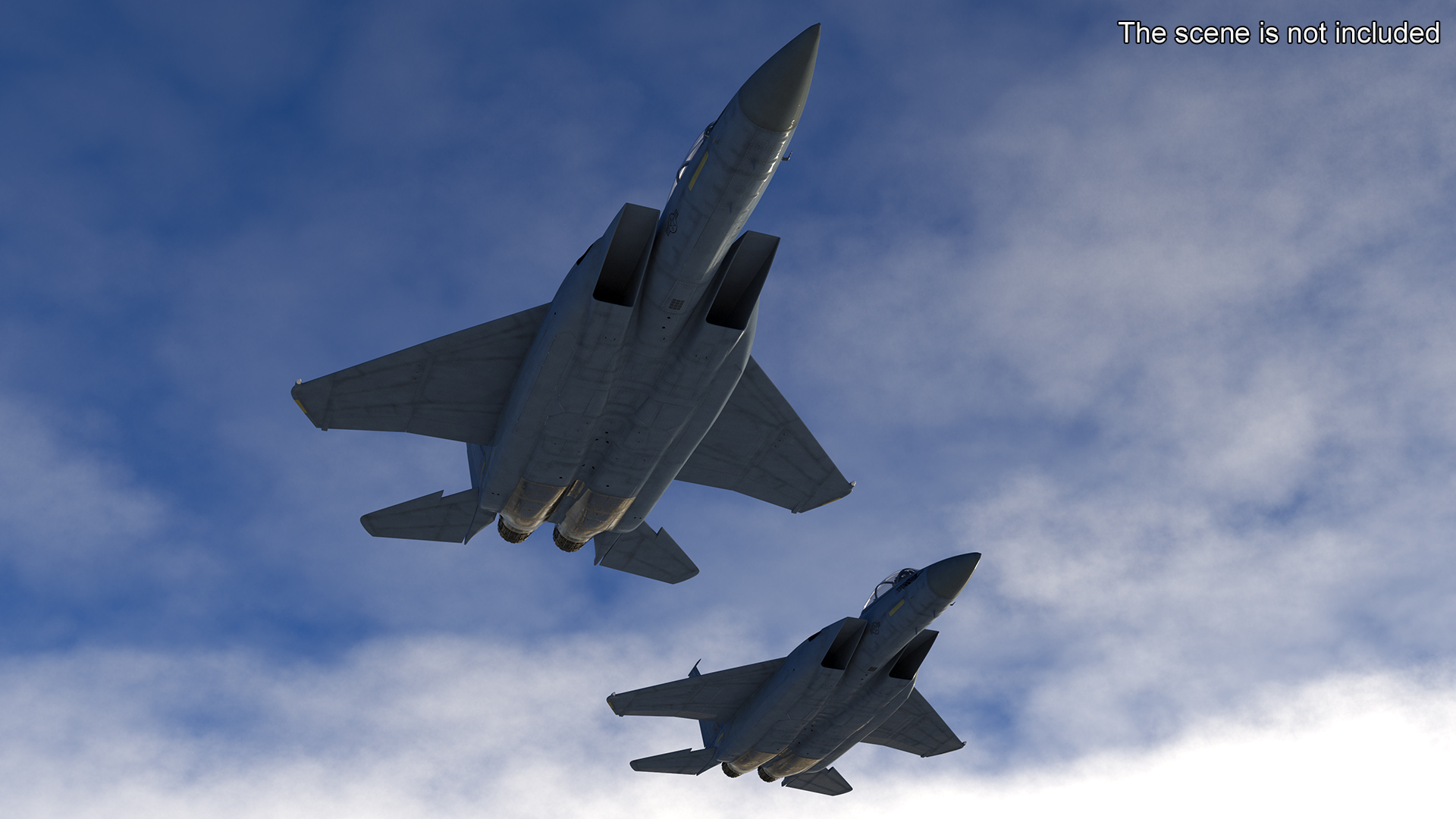 3D F-15SE Silent Eagle Fighter with Pilot model