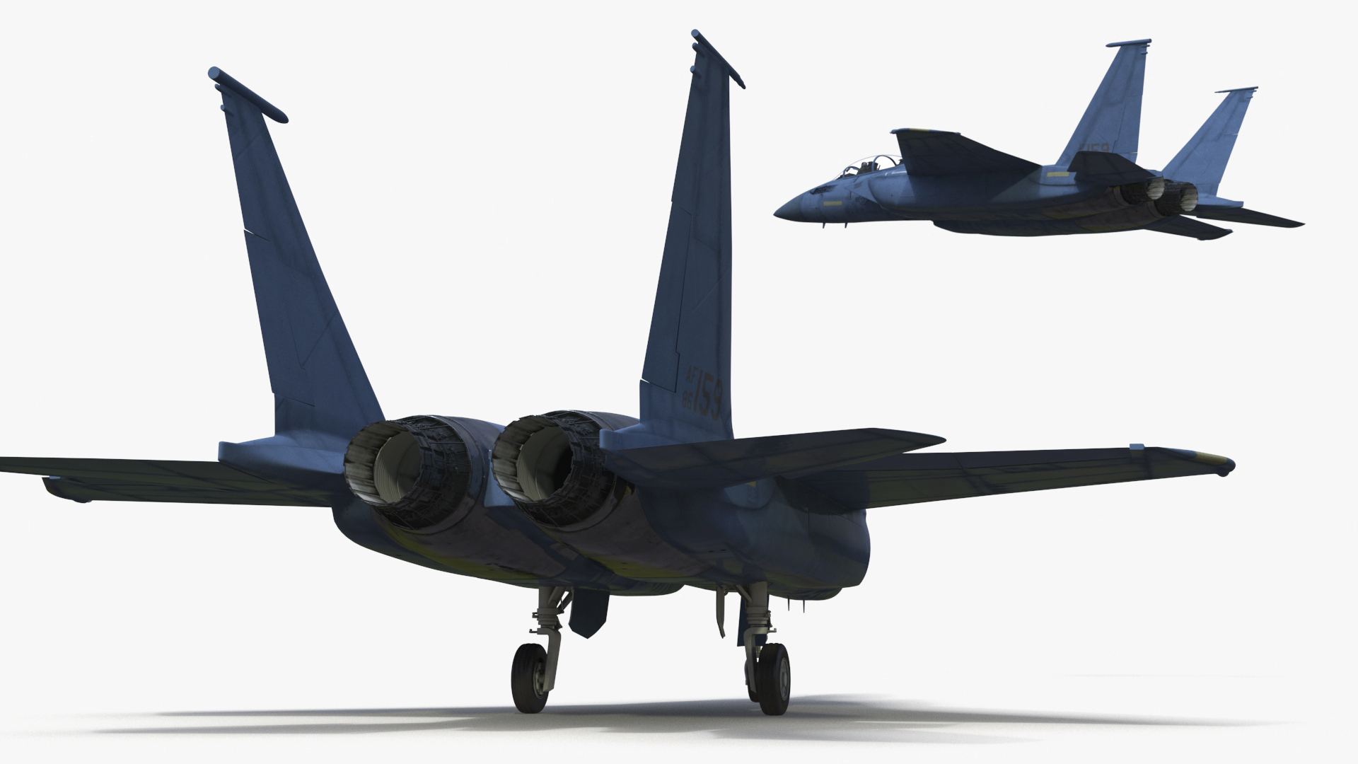 3D F-15SE Silent Eagle Fighter with Pilot model