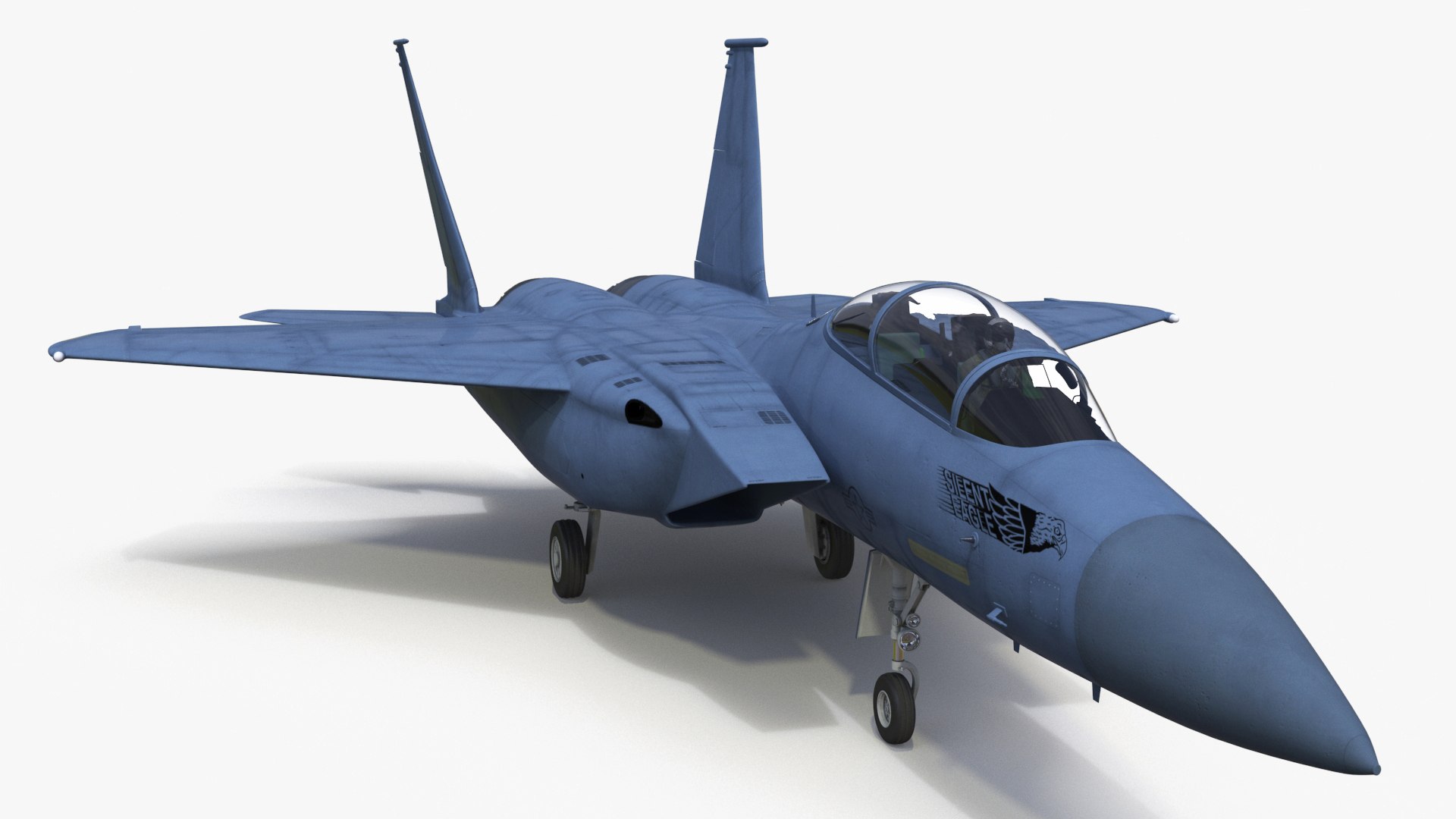 3D F-15SE Silent Eagle Fighter with Pilot model