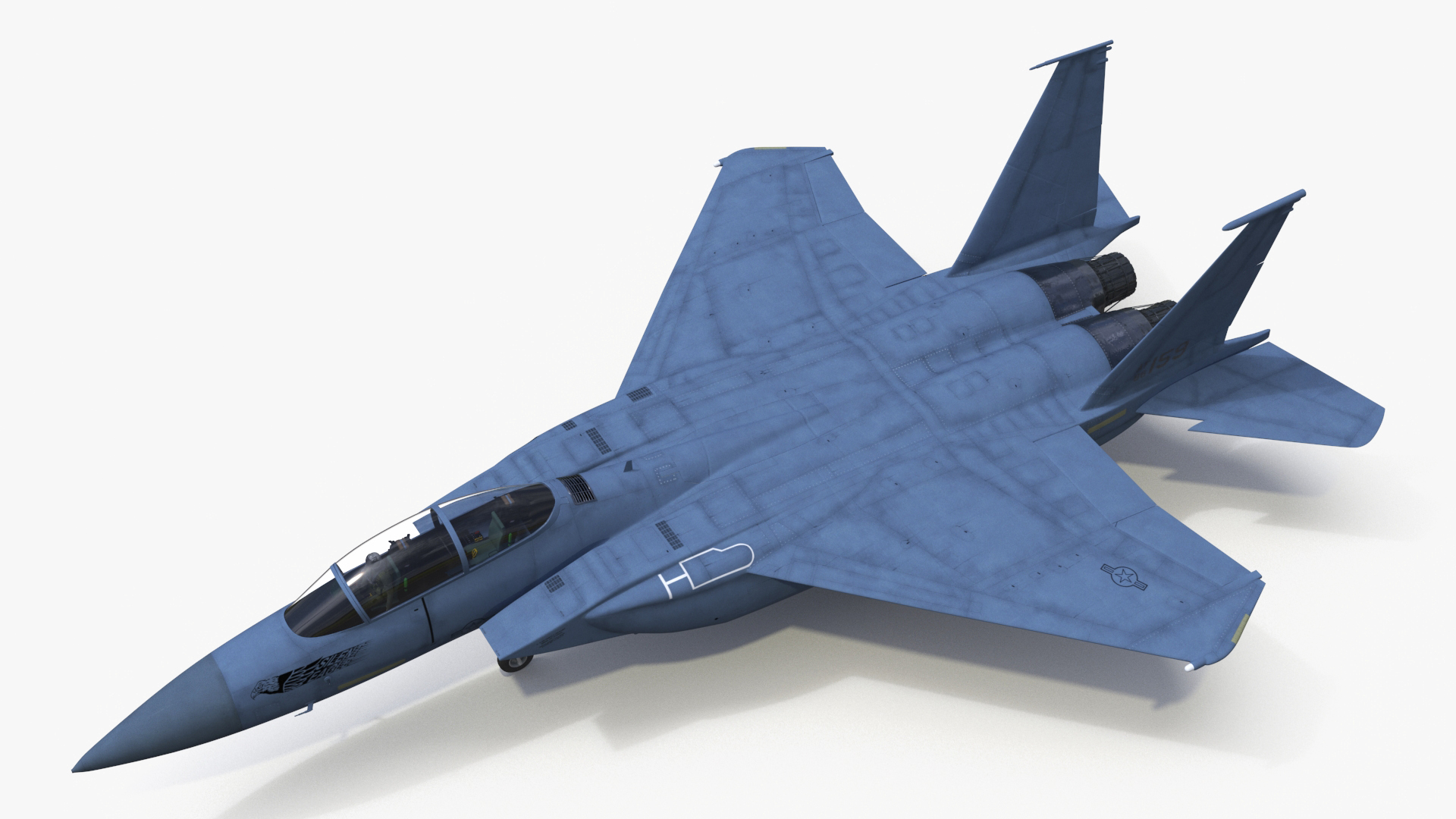 3D F-15SE Silent Eagle Fighter with Pilot model