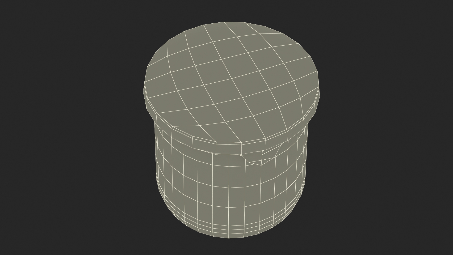 3D Glass Yogurt Container Empty model