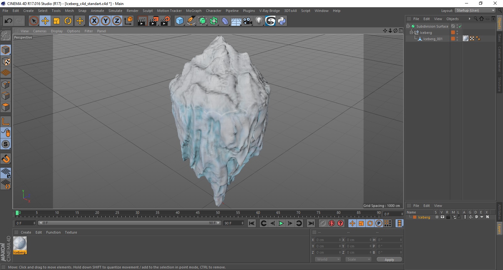 Iceberg 3D model