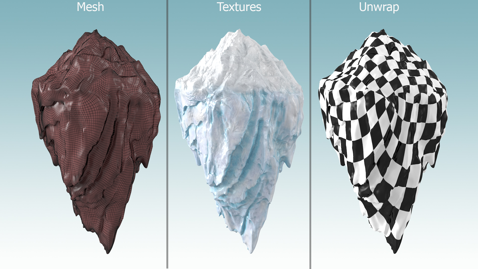 Iceberg 3D model