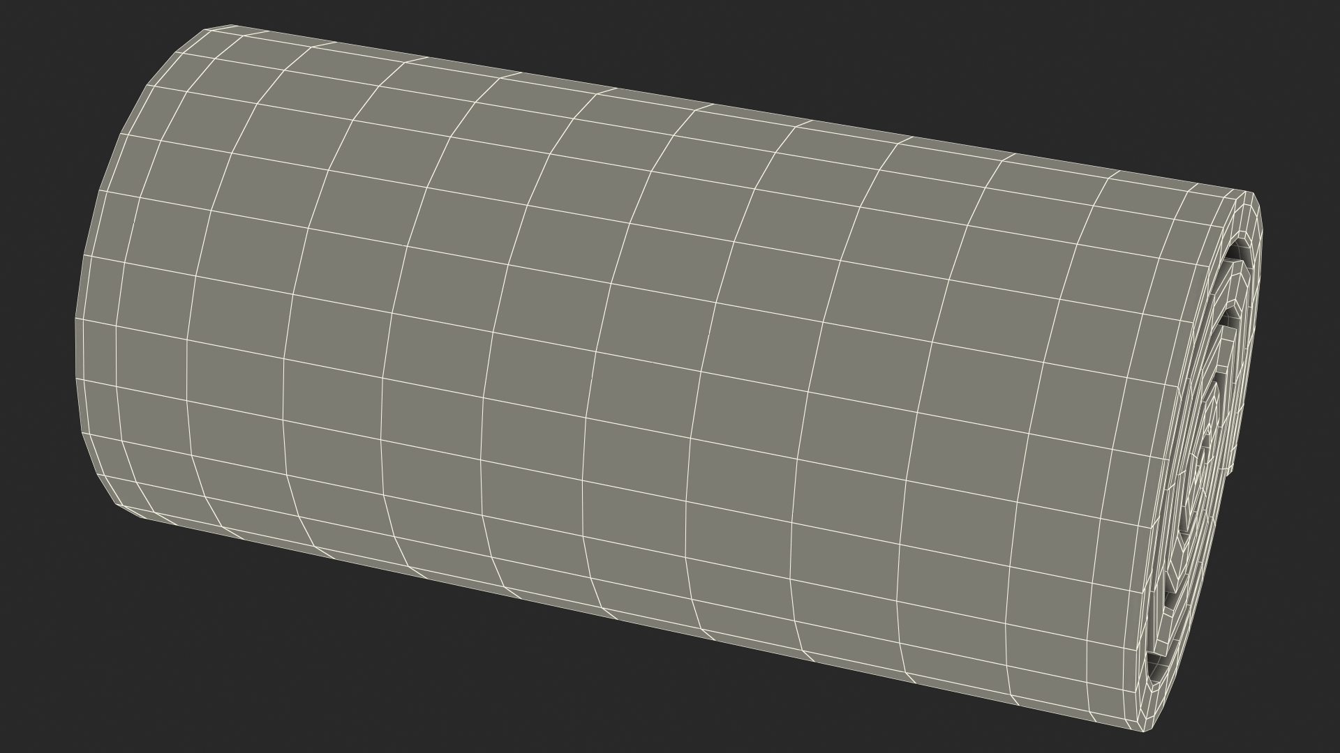 3D Lawn Turf Roll Folded