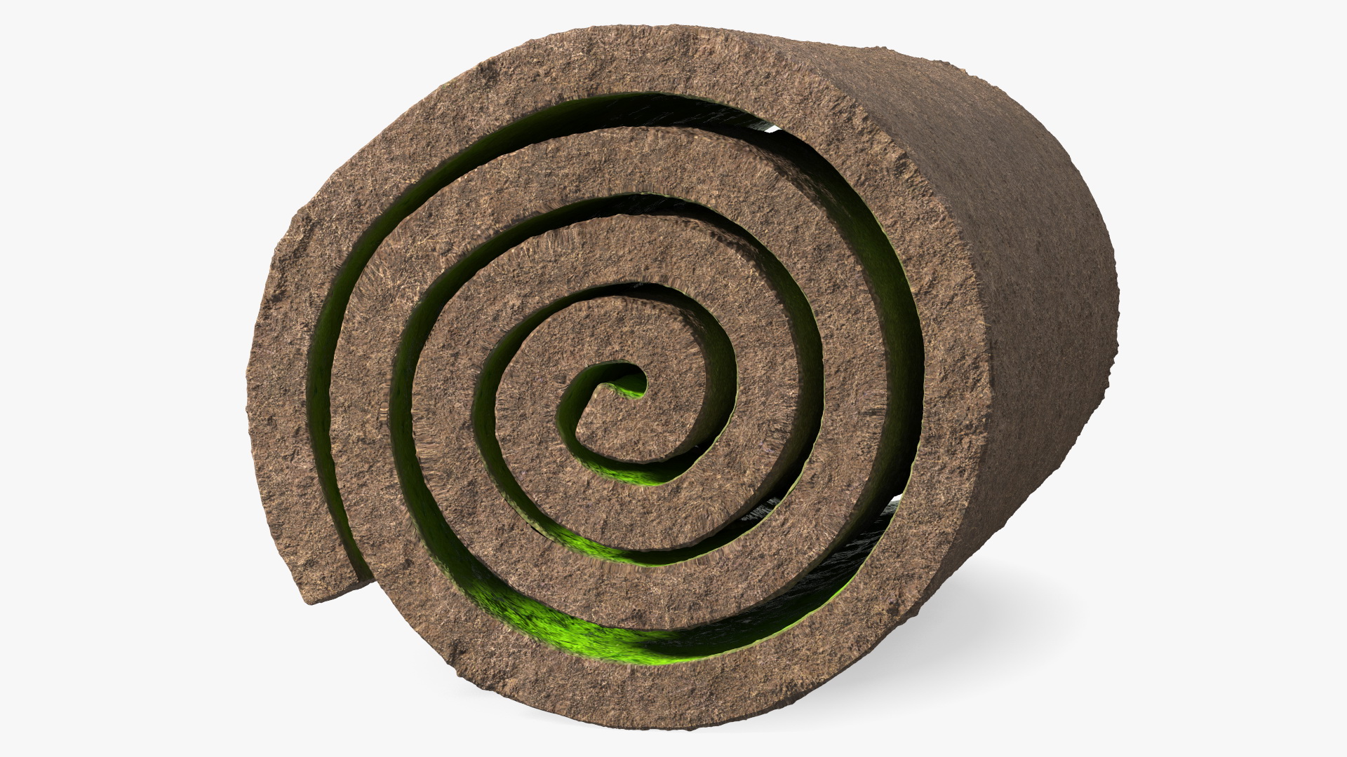 3D Lawn Turf Roll Folded