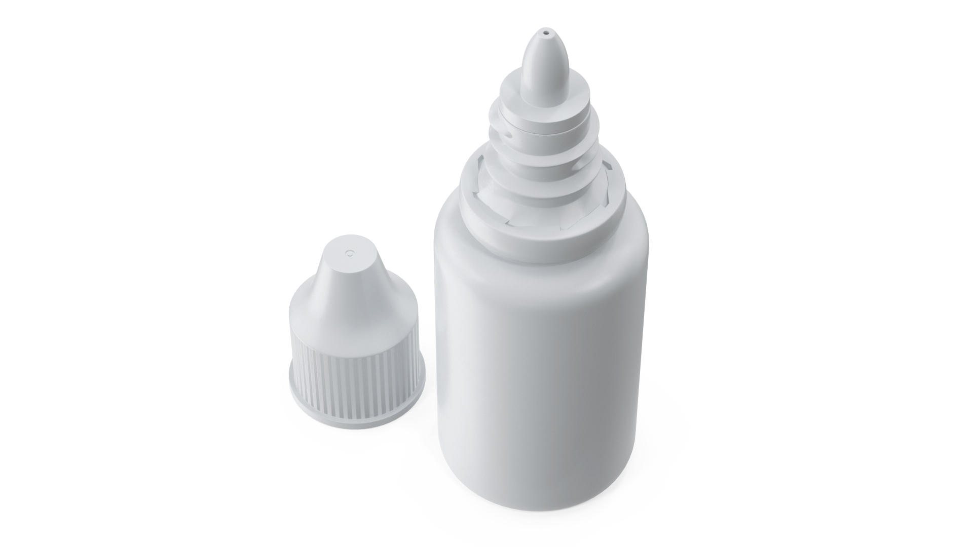 Plastic Dropper Bottle 20ml 3D