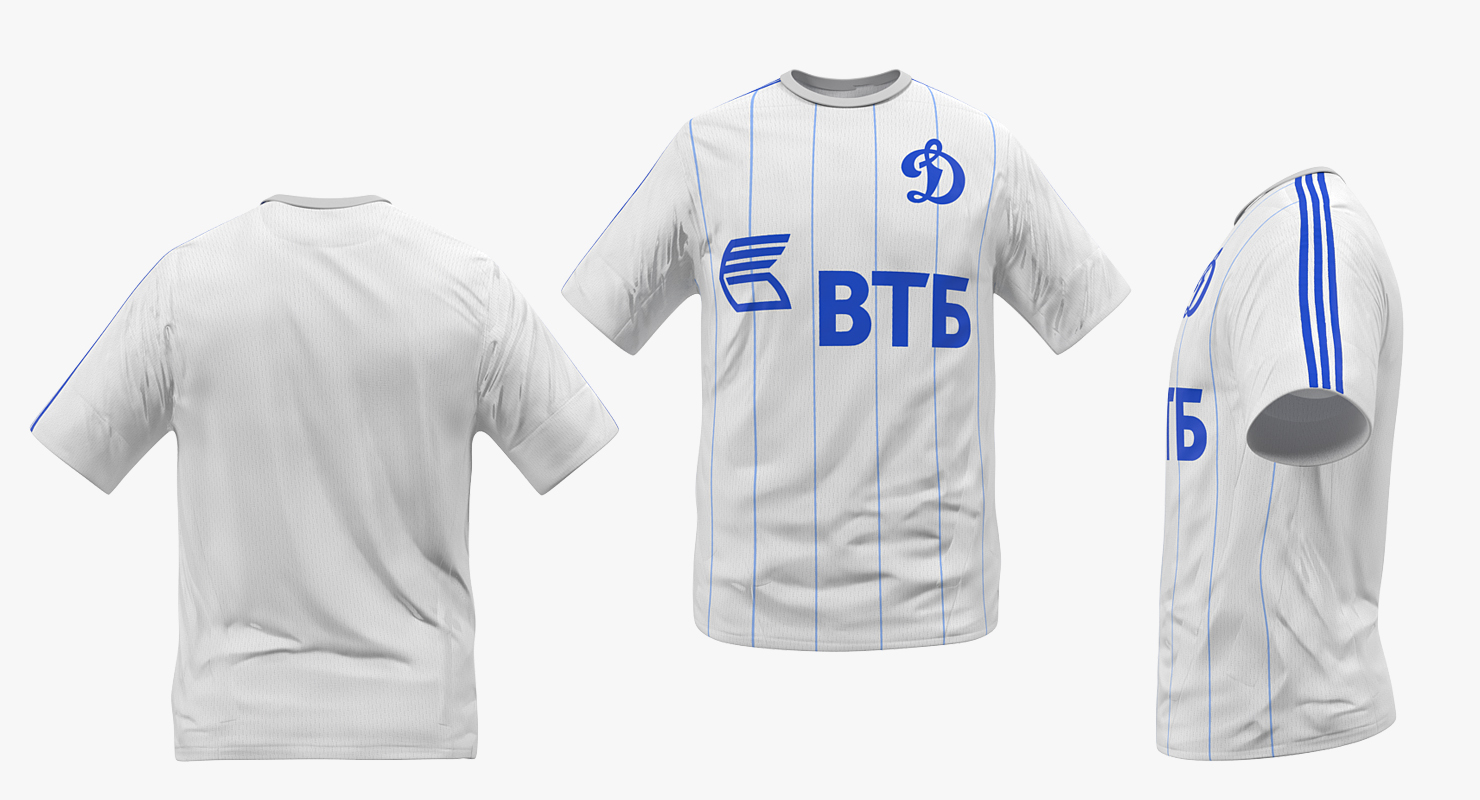 3D Soccer T Shirt Dynamo 2 model