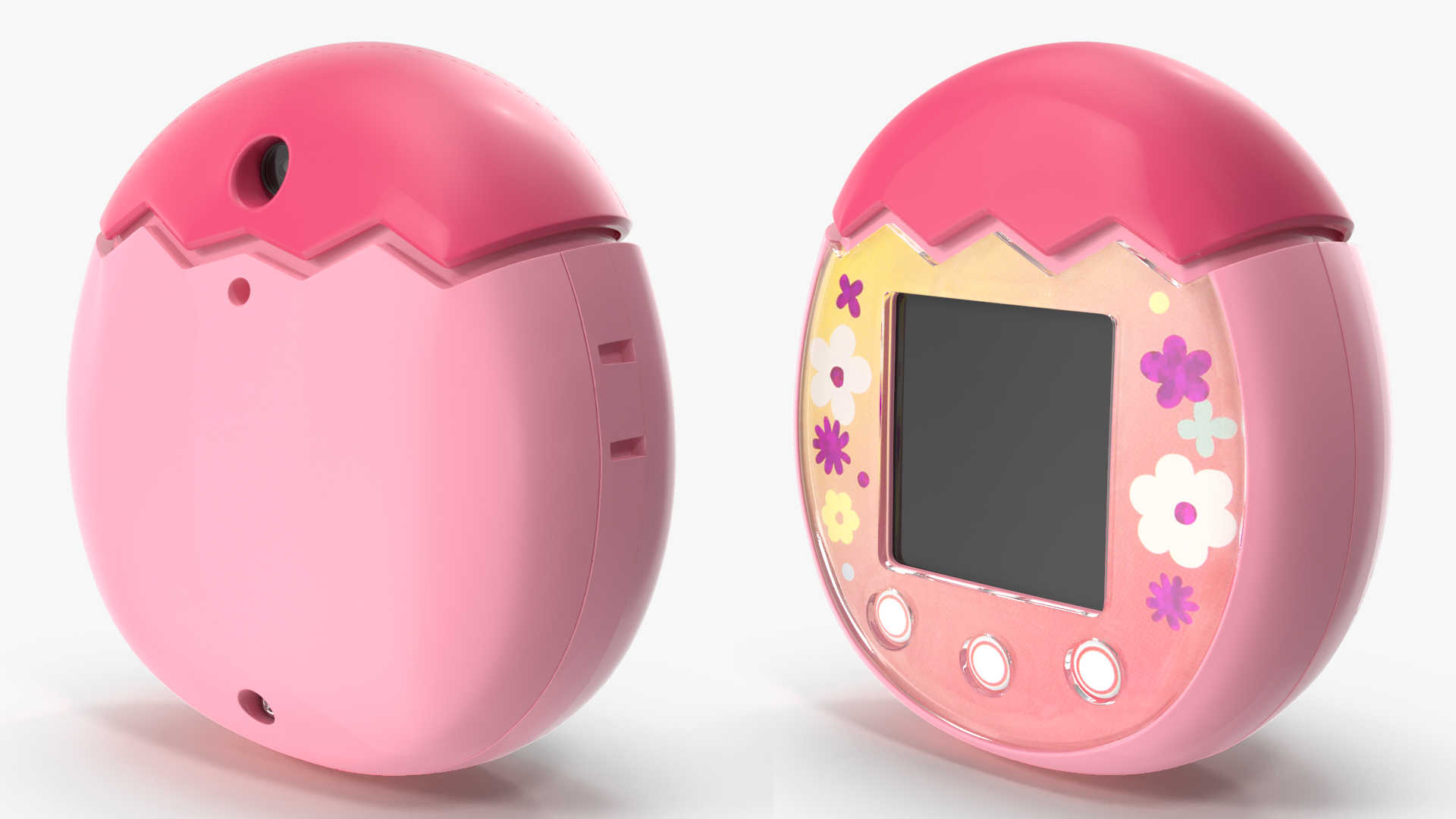 3D Interactive Tamagotchi Pet Pink