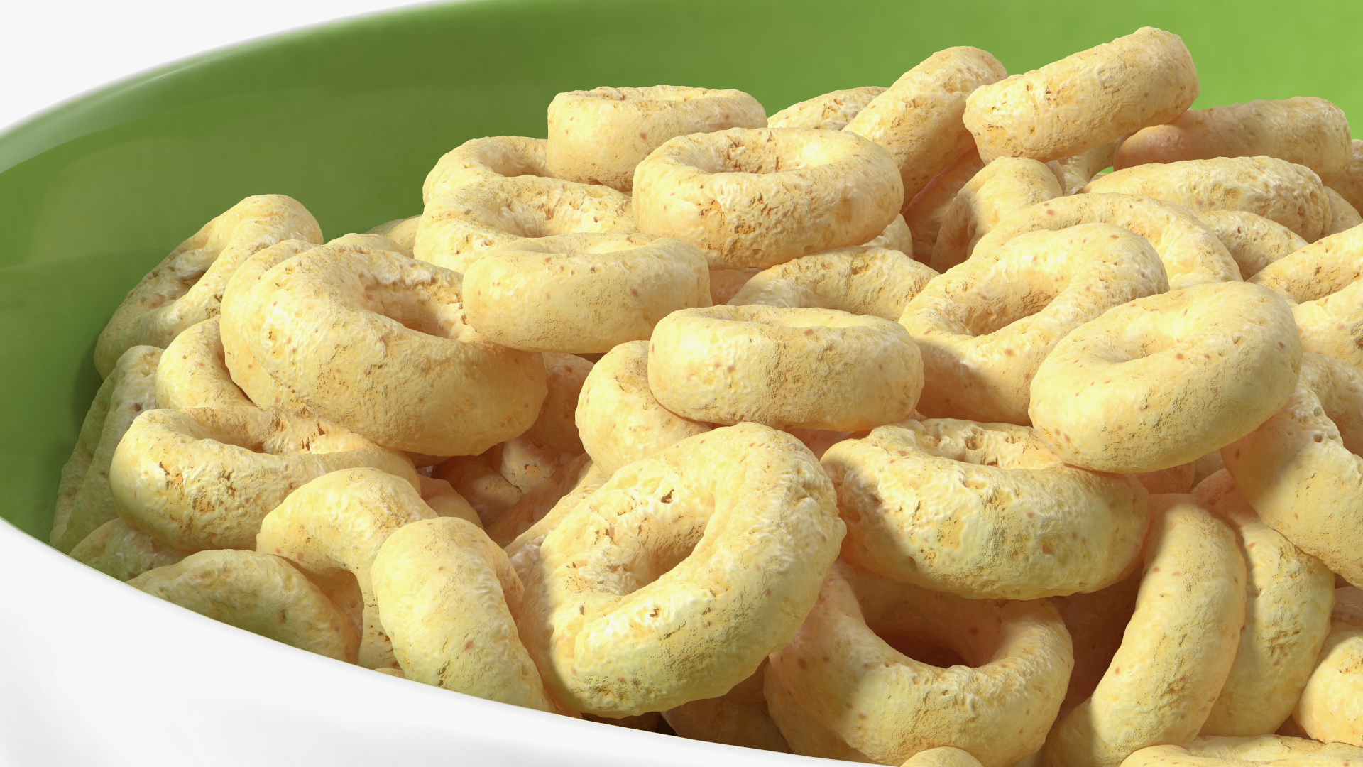 3D Oats Cereals Rings Breakfast model