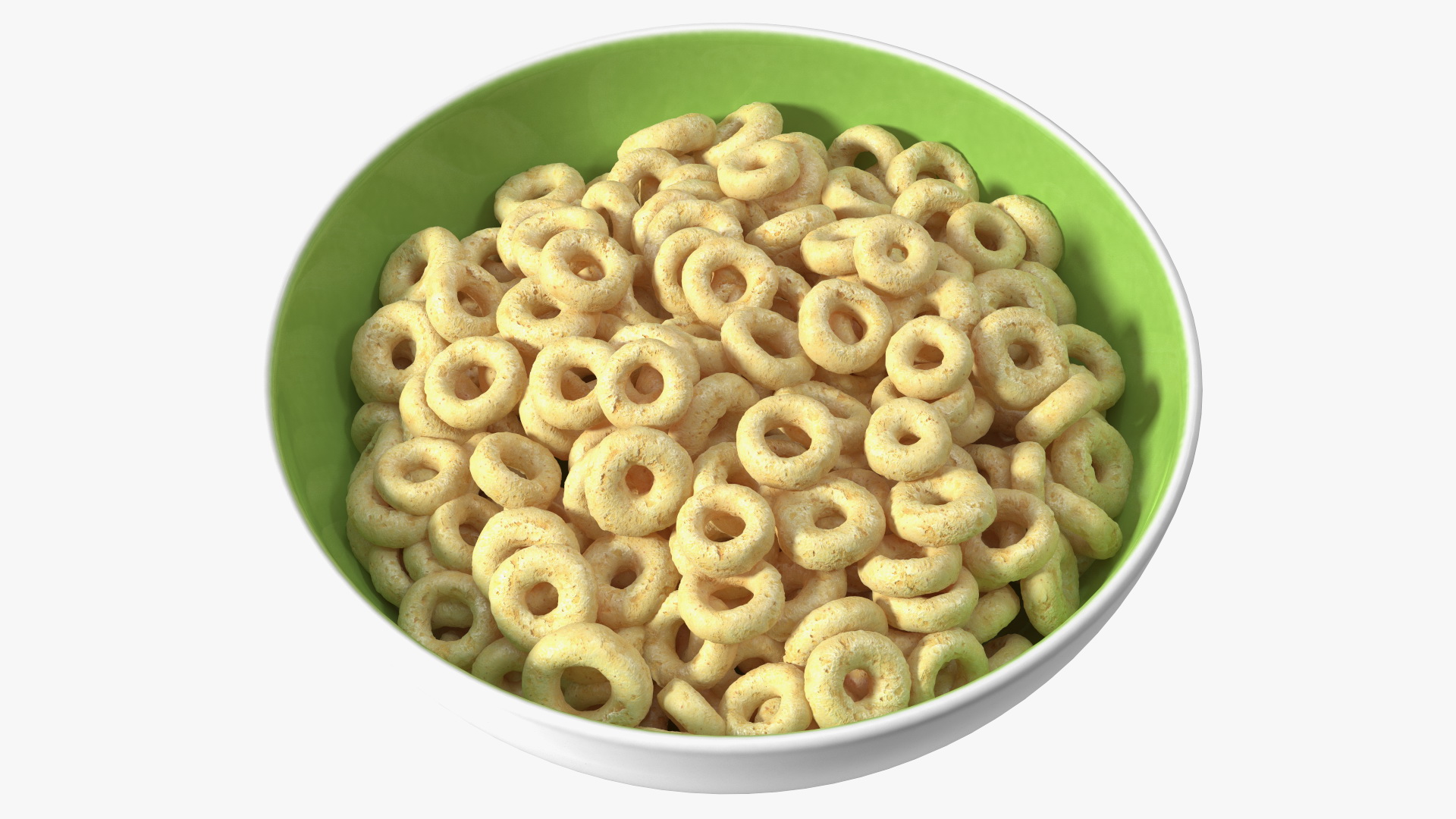 3D Oats Cereals Rings Breakfast model