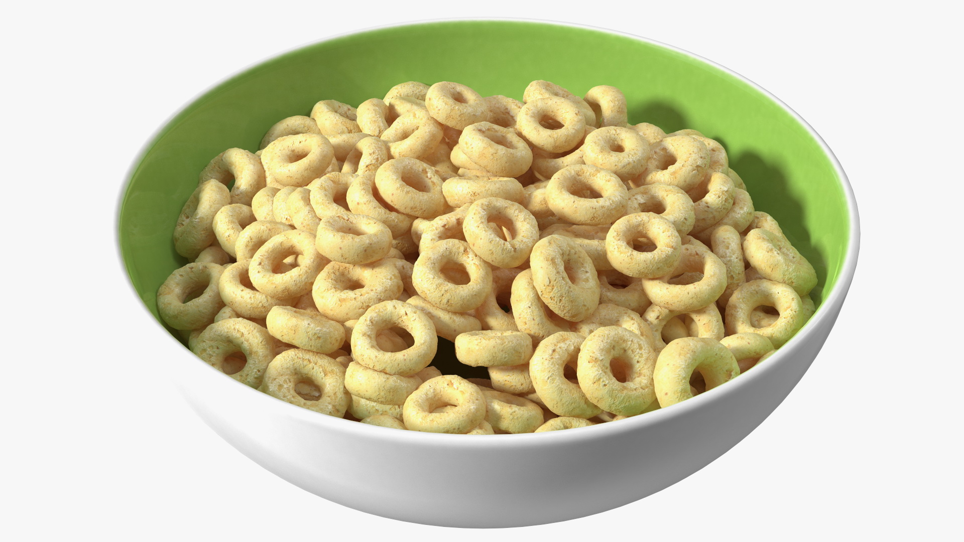 3D Oats Cereals Rings Breakfast model