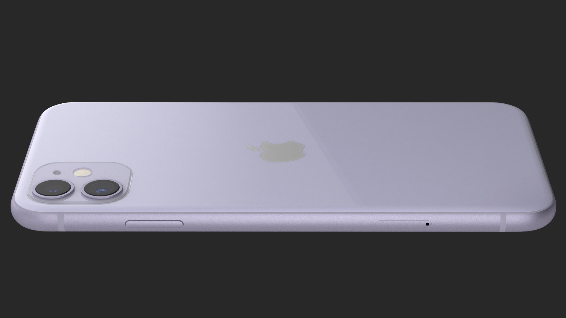3D iPhone 11 Purple
