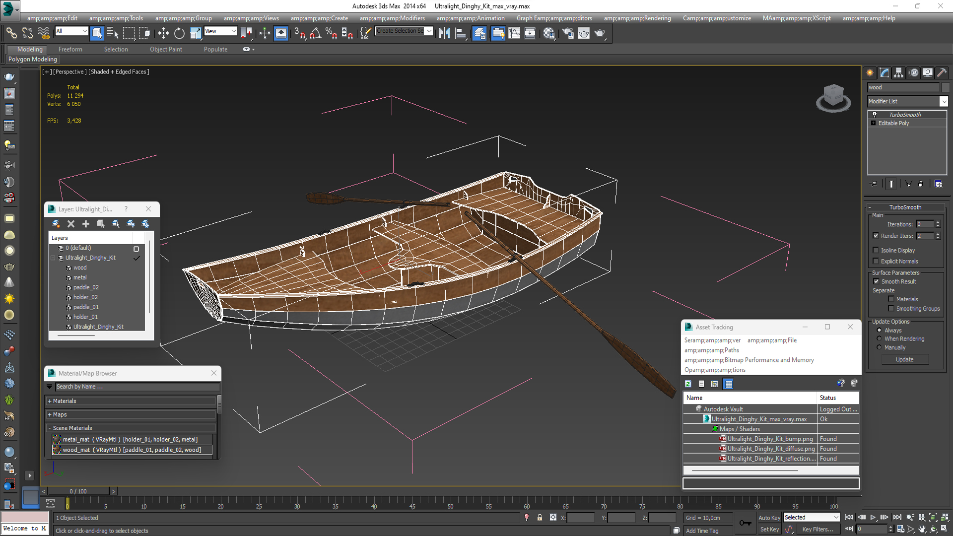 3D Ultralight Dinghy Kit