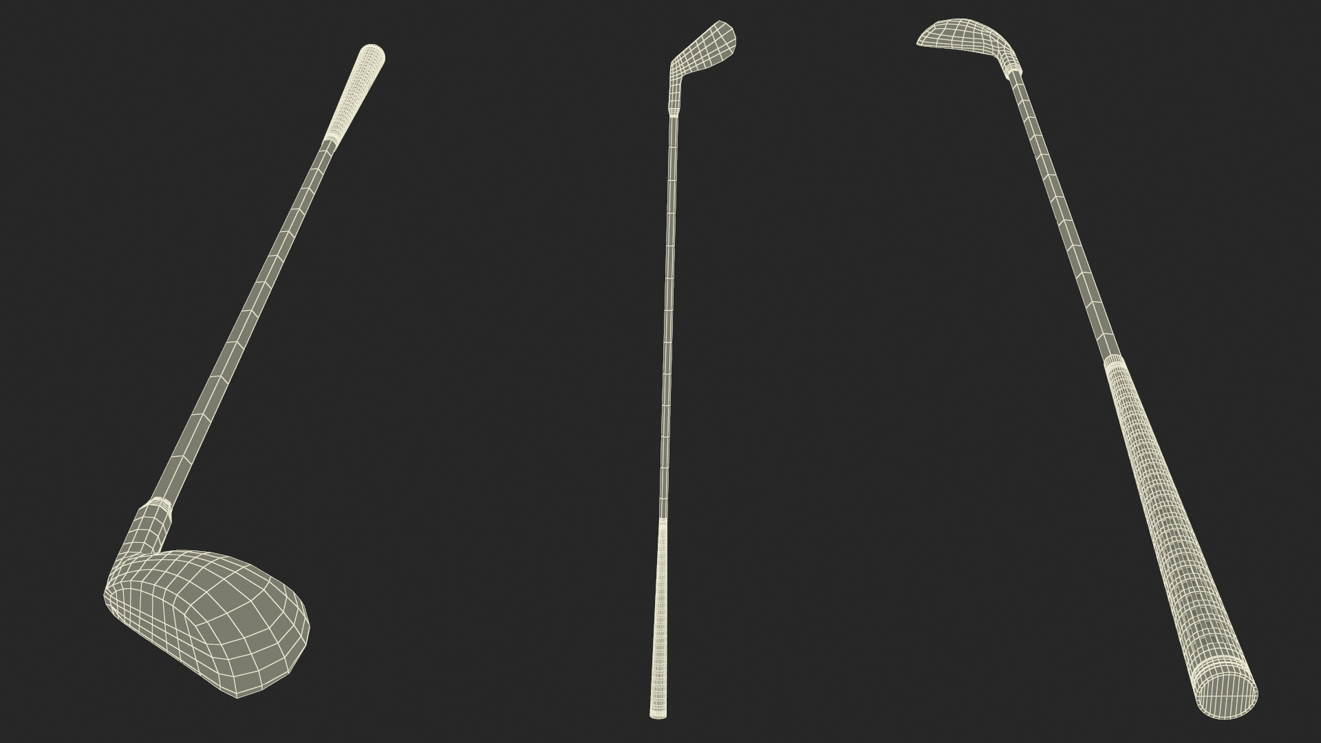 3D 3 Iron Golf Club