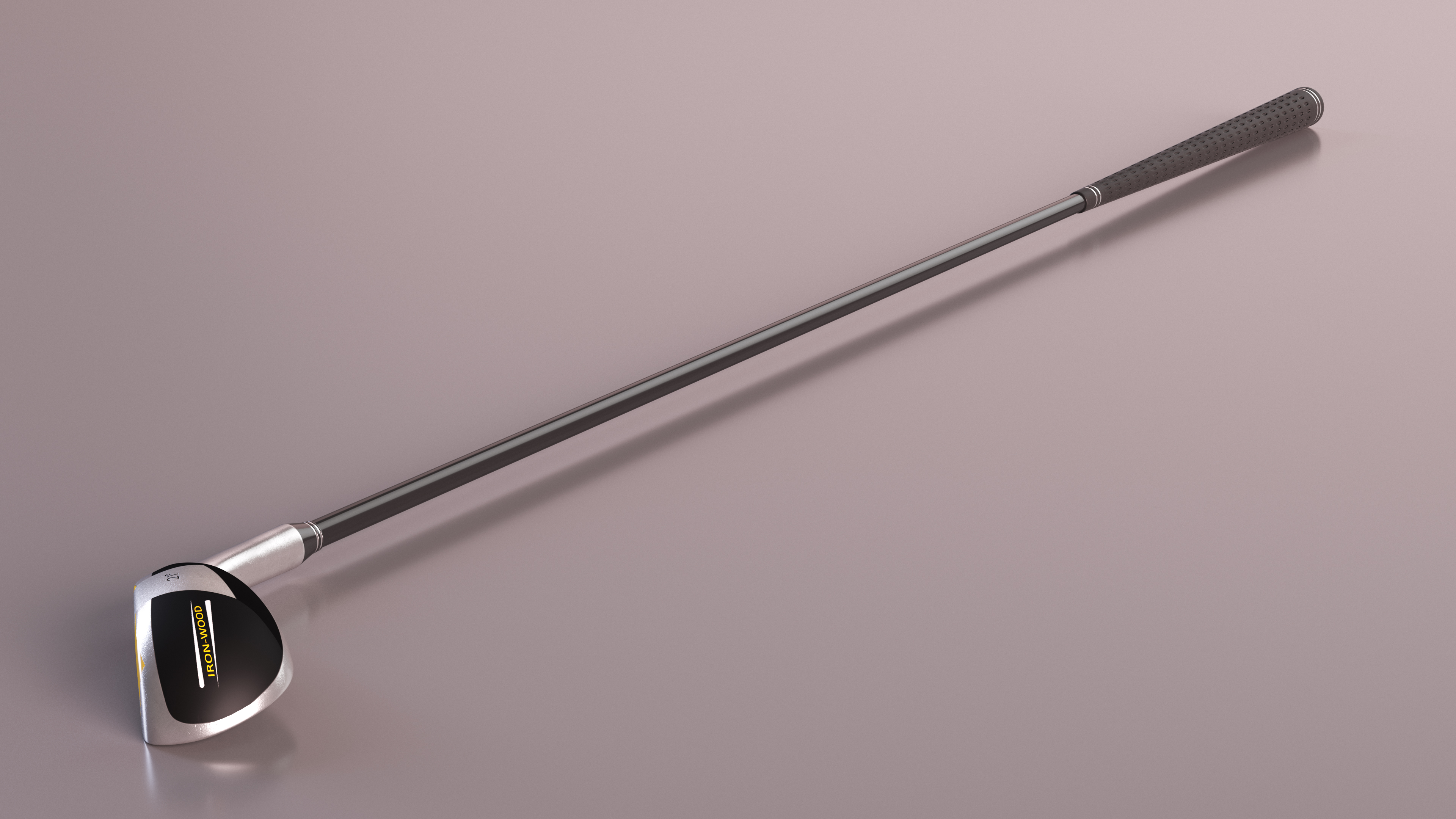 3D 3 Iron Golf Club