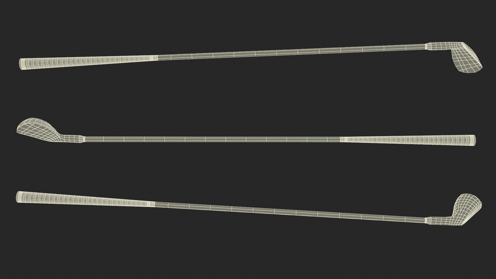 3D 3 Iron Golf Club