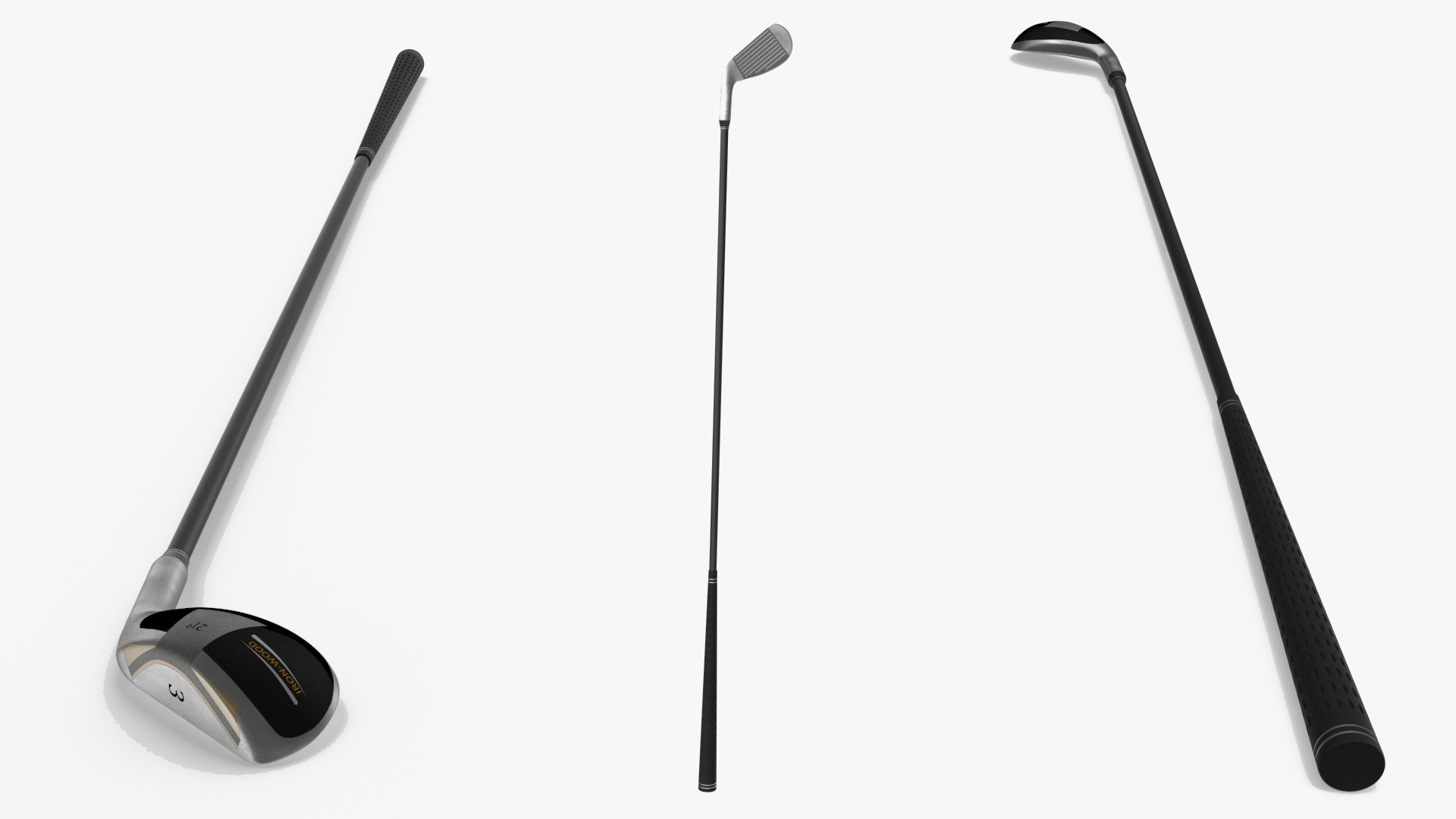 3D 3 Iron Golf Club