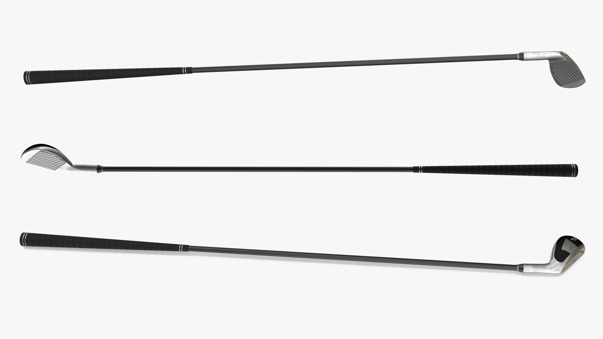 3D 3 Iron Golf Club