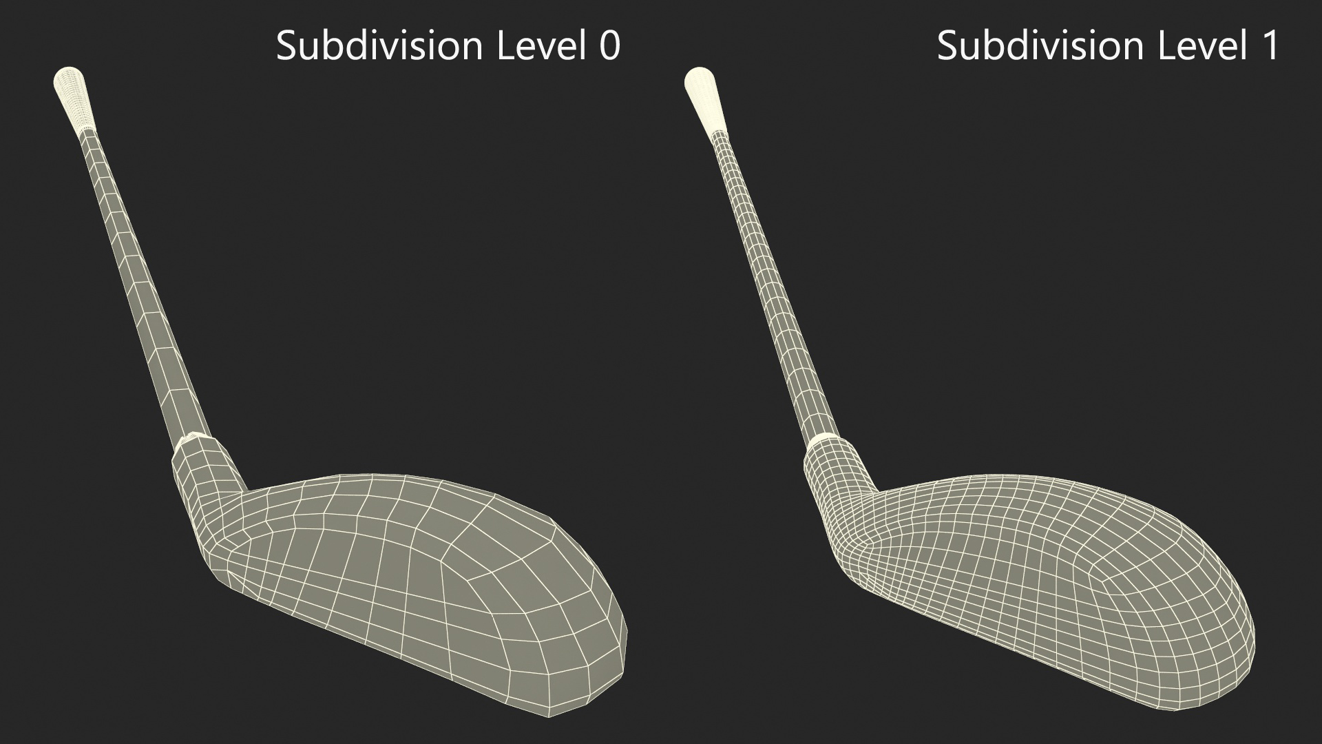 3D 3 Iron Golf Club