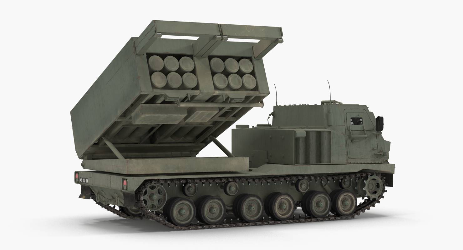 M270 Multiple Launch Rocket System 3D model