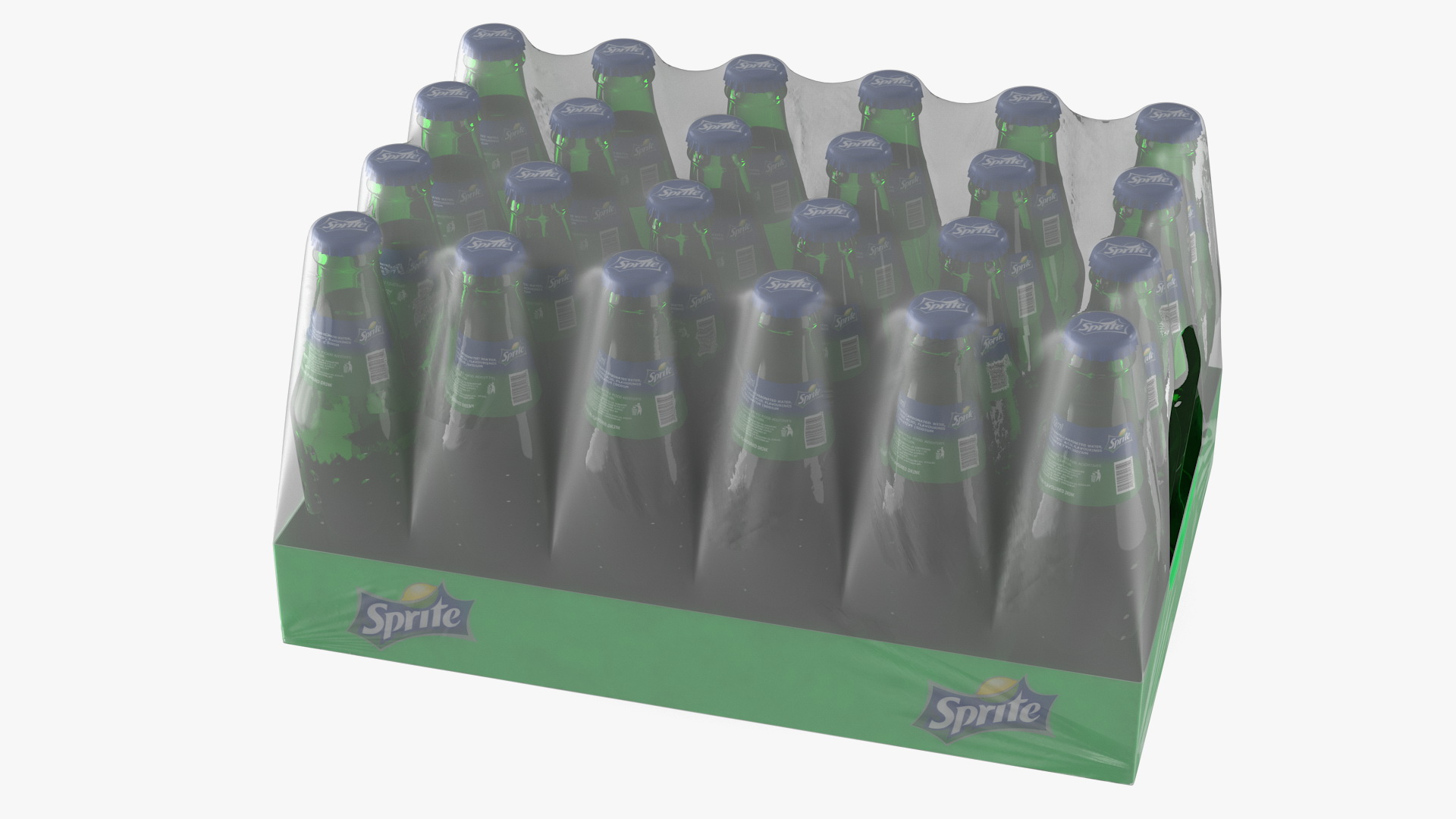 24 Sprite Bottle Package 3D model