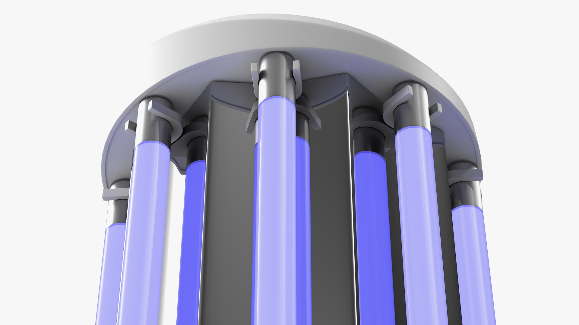 UV Disinfection Robot On 3D model