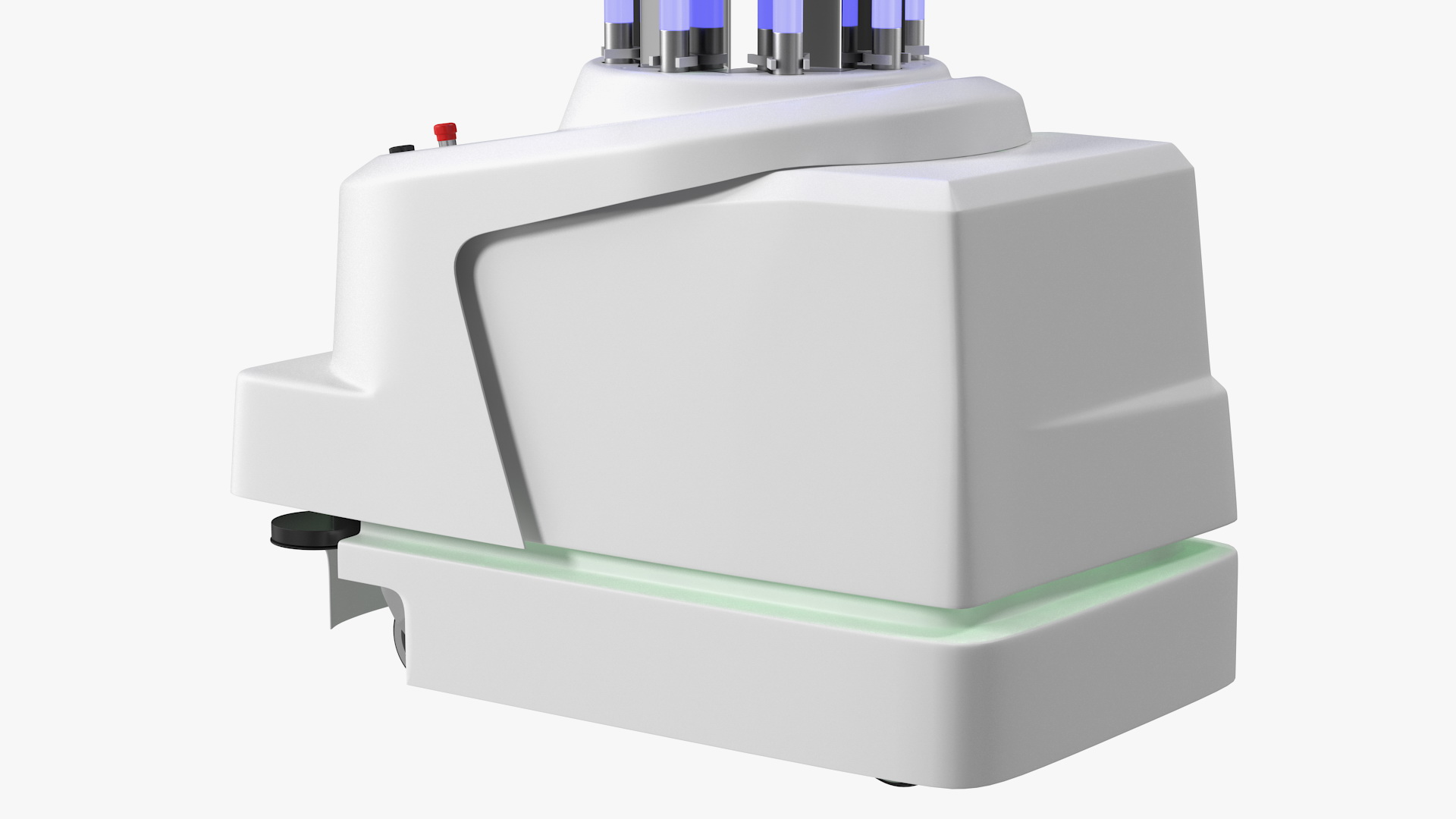 UV Disinfection Robot On 3D model