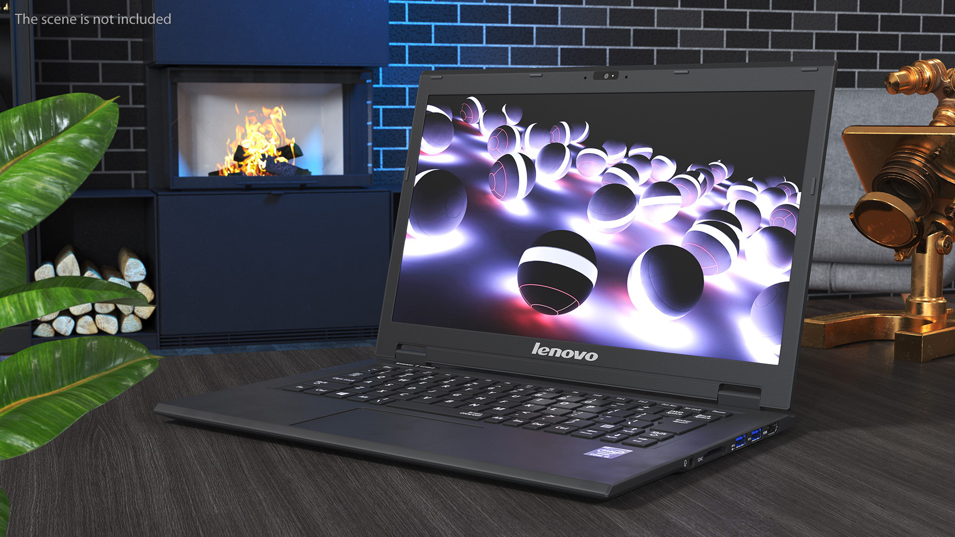 3D Lenovo Laptop model