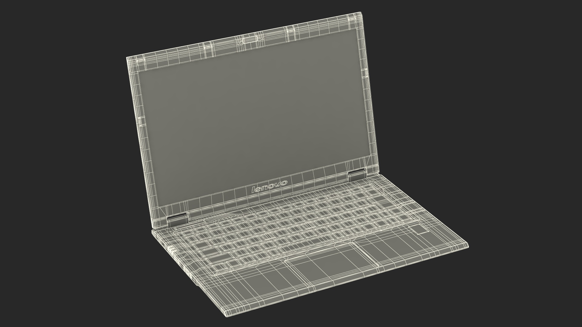 3D Lenovo Laptop model