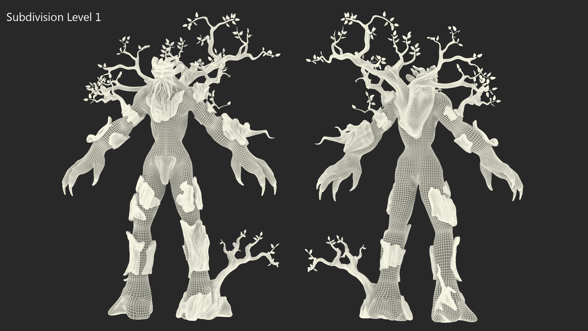 3D model Dendroid A-pose