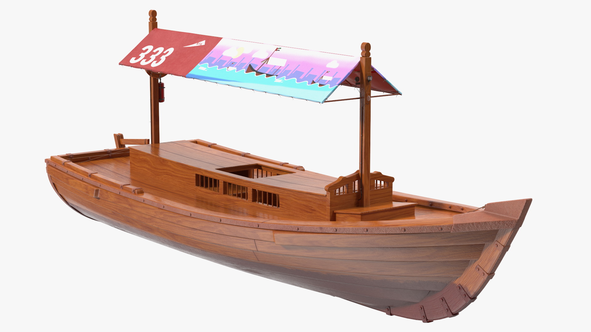 Dubai Abra Boat New 3D model