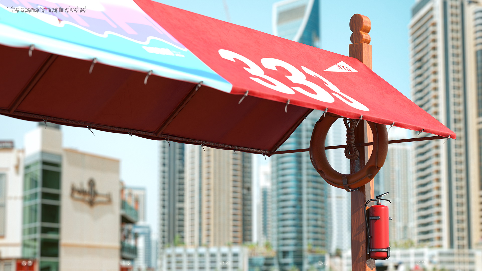 Dubai Abra Boat New 3D model
