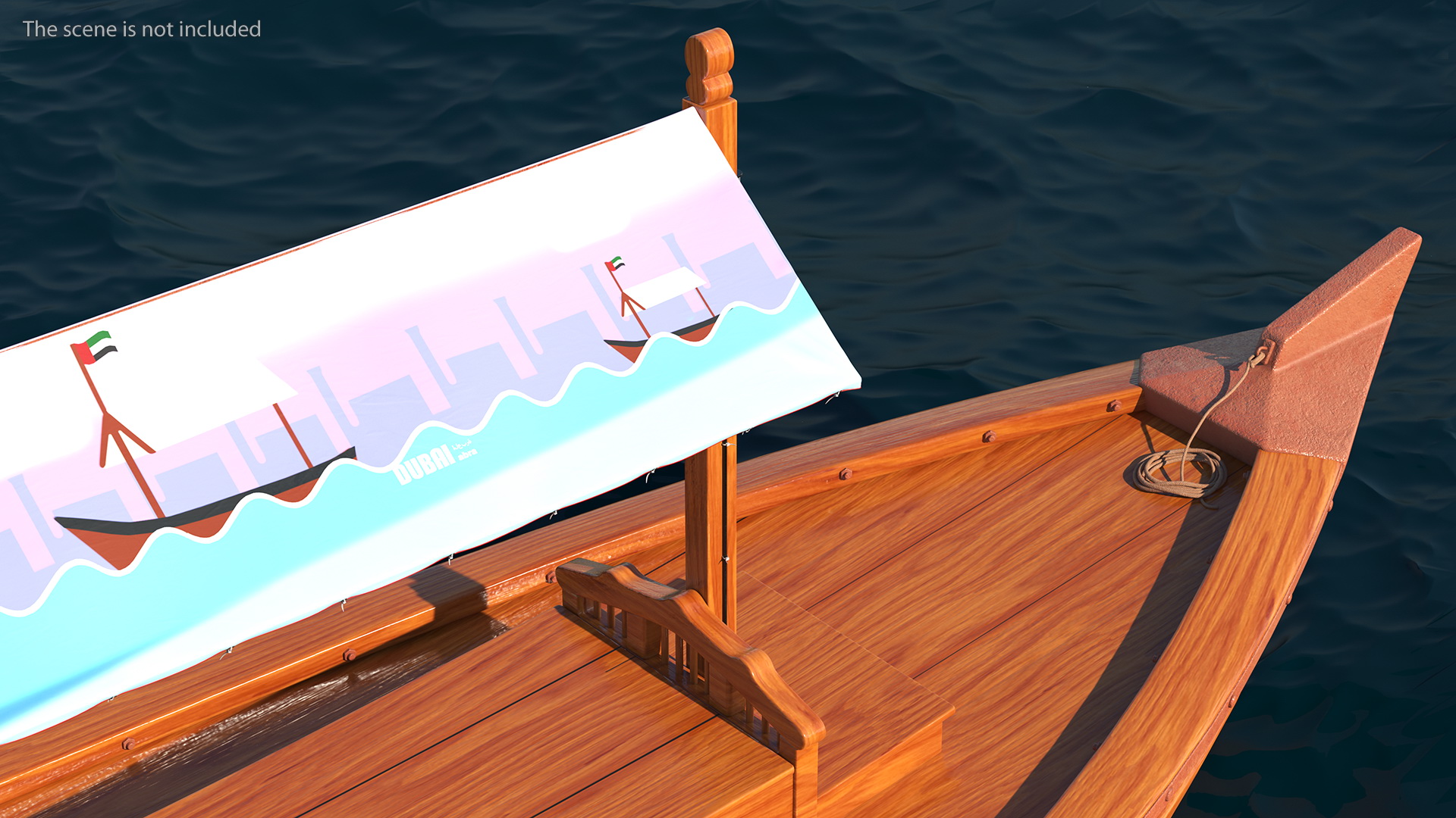 Dubai Abra Boat New 3D model