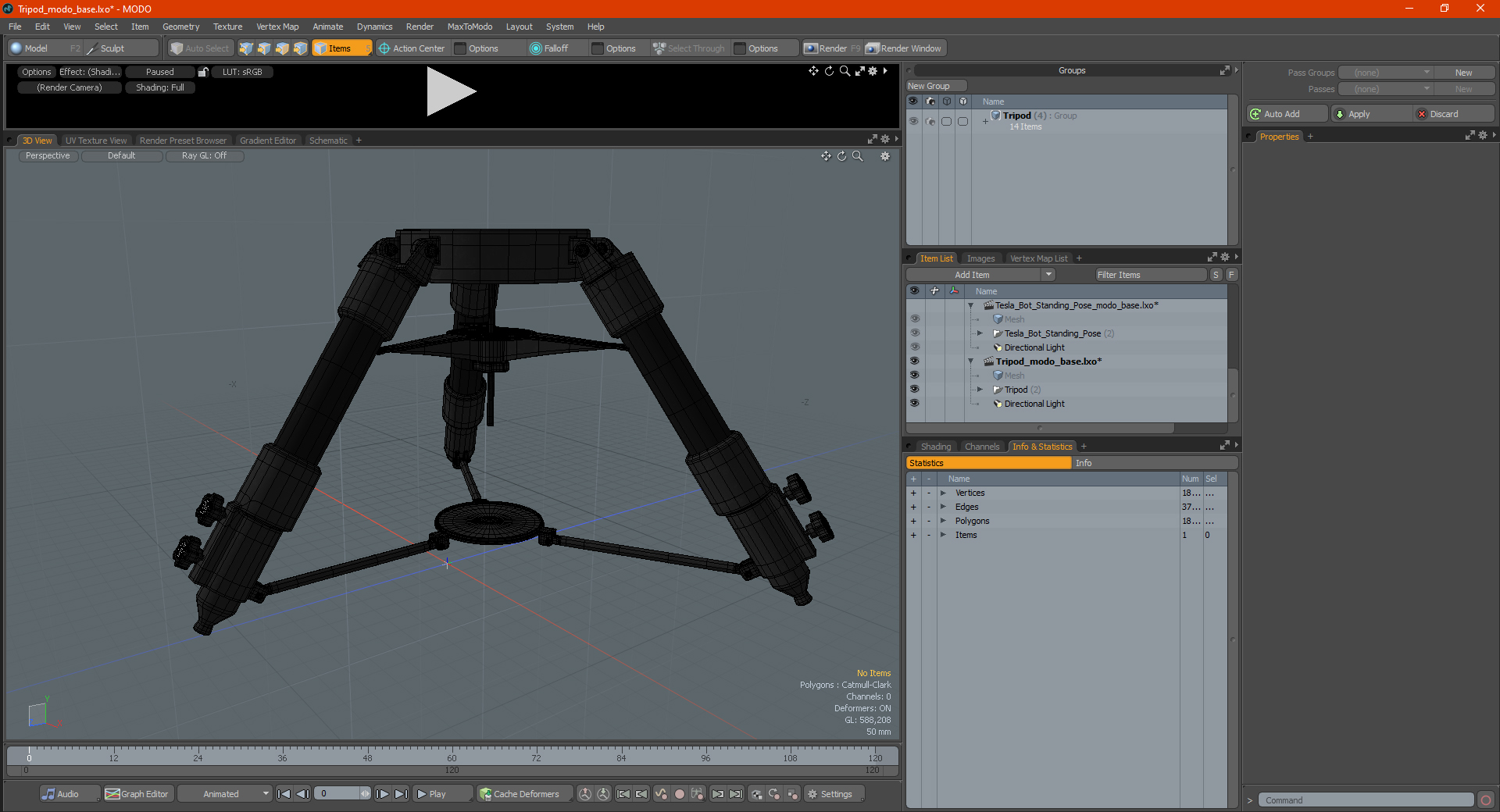 3D model Tripod