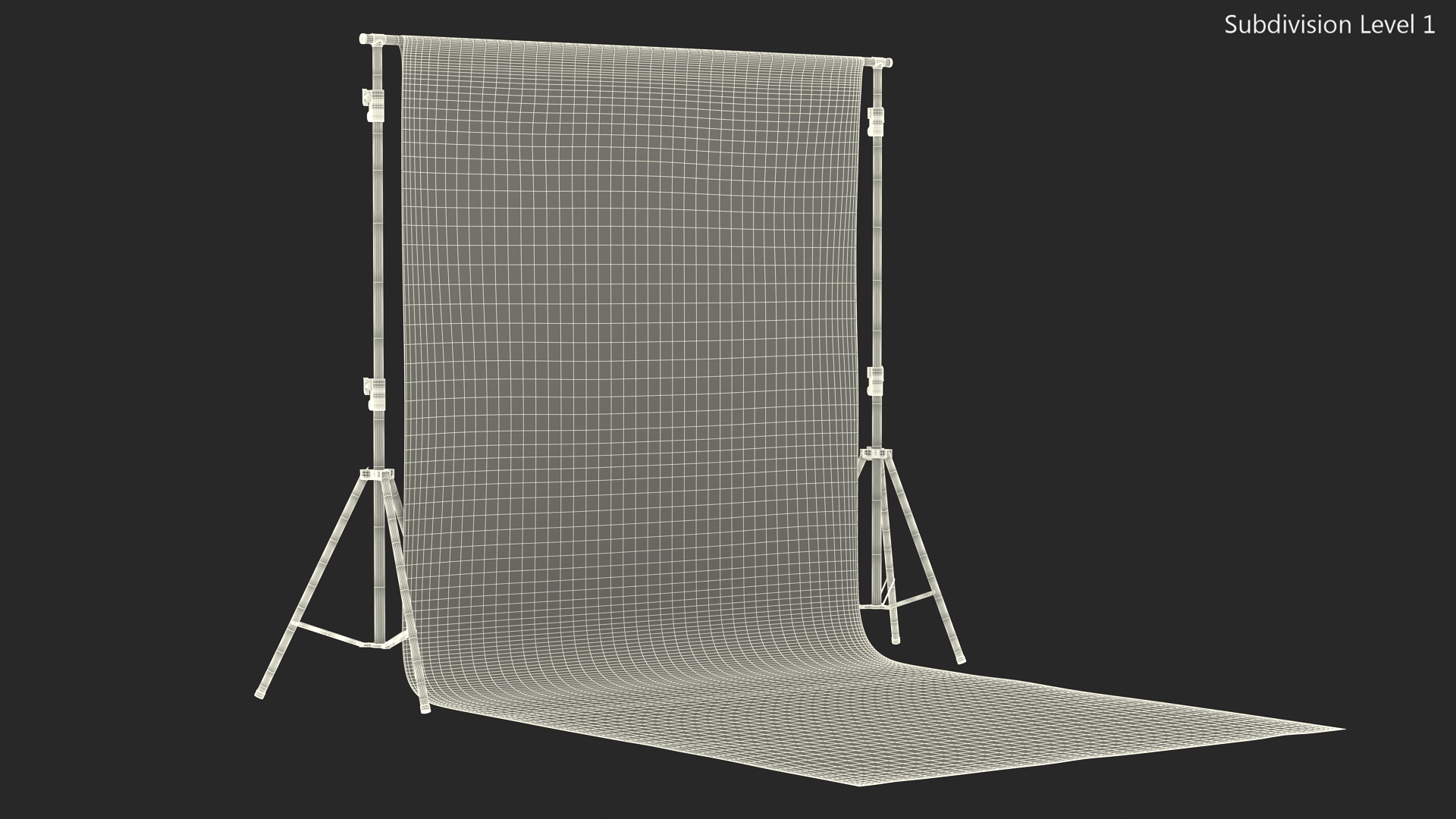 3D Adjustable Photography Fabric Background Support model