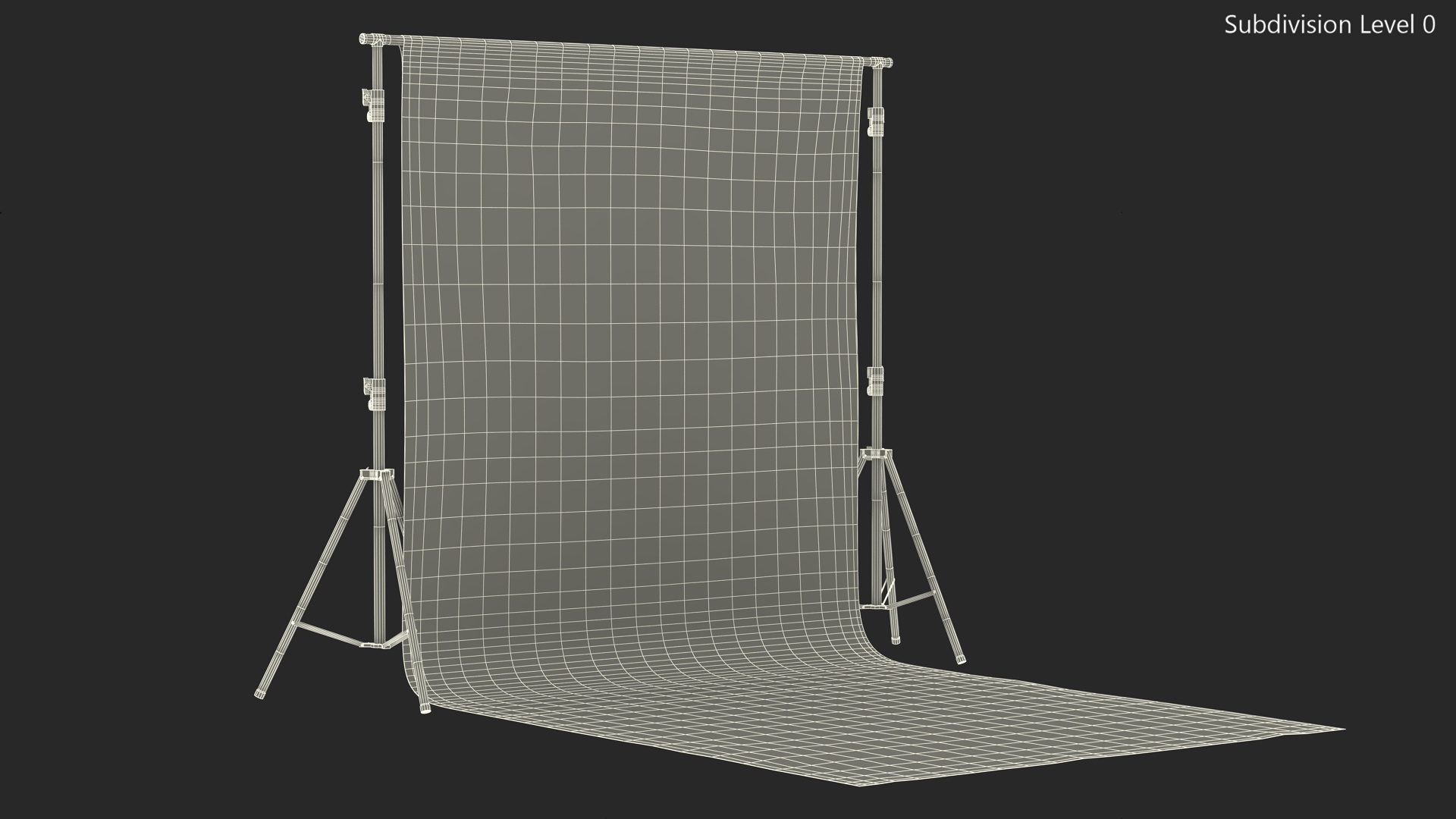 3D Adjustable Photography Fabric Background Support model