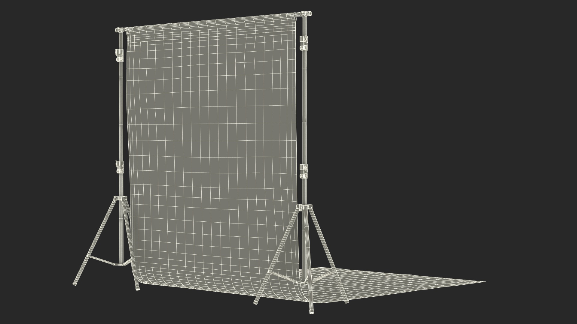 3D Adjustable Photography Fabric Background Support model